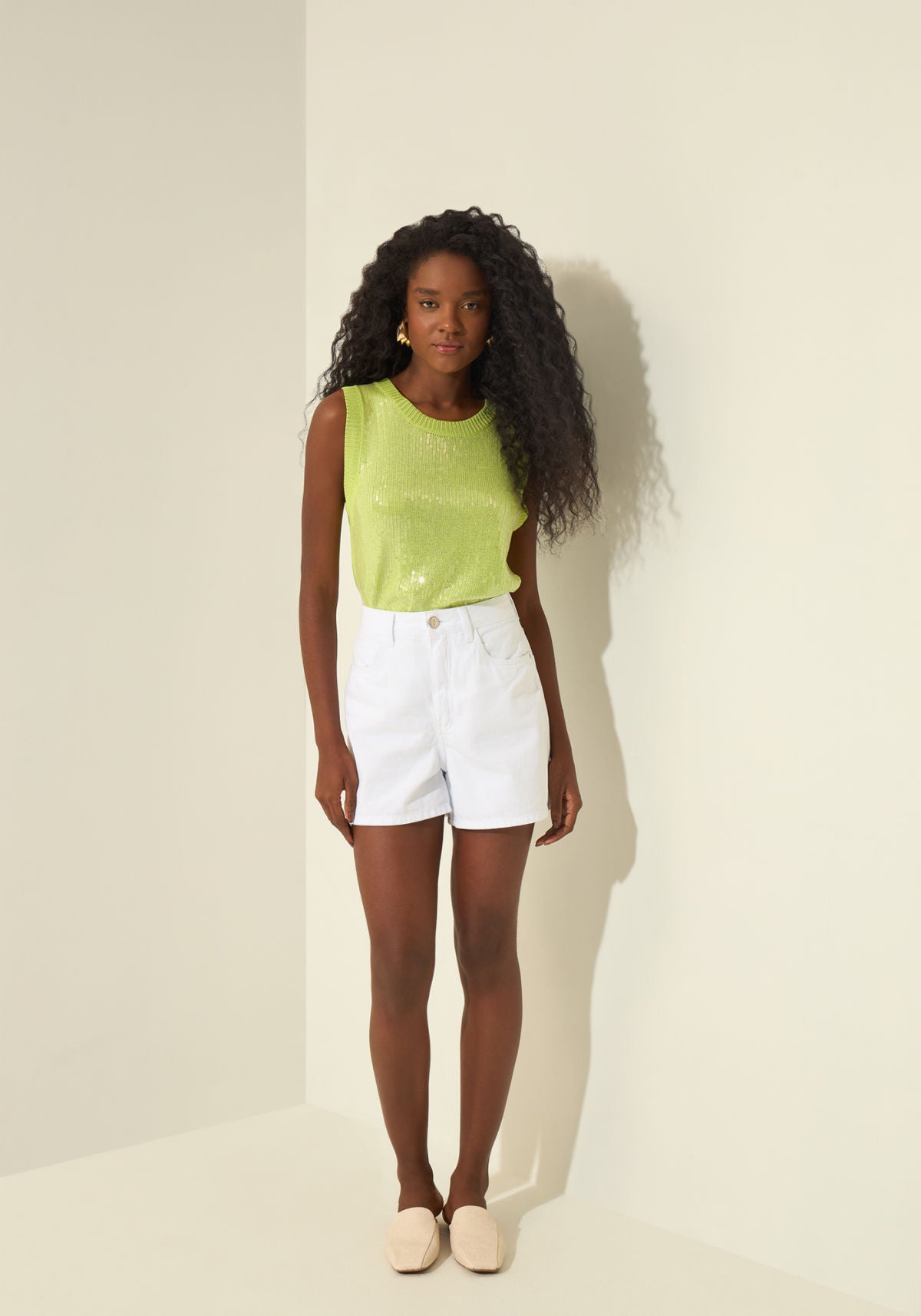 Blusa Em Malha Tricô Com Aplicações Lez A Lez Feminino 3380E