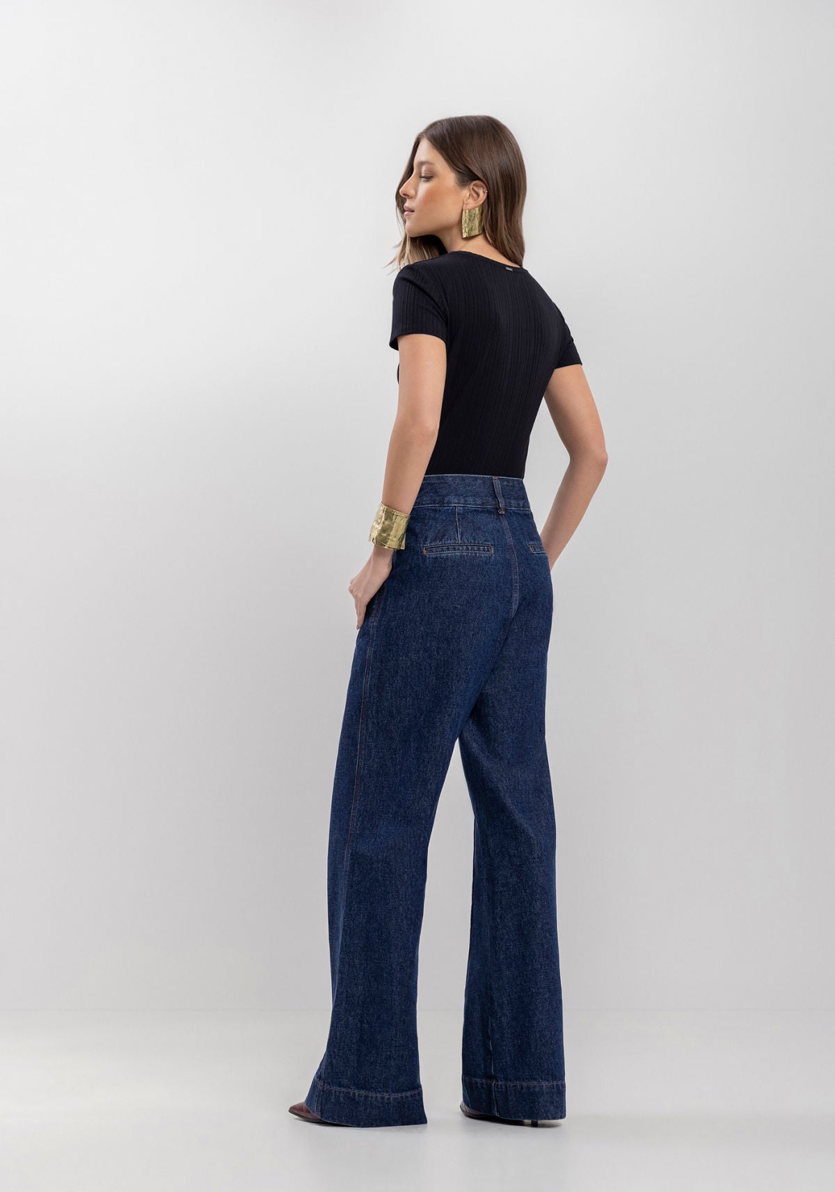 Blusa Básica De Mangas Curtas Lez A Lez Feminino 7129E