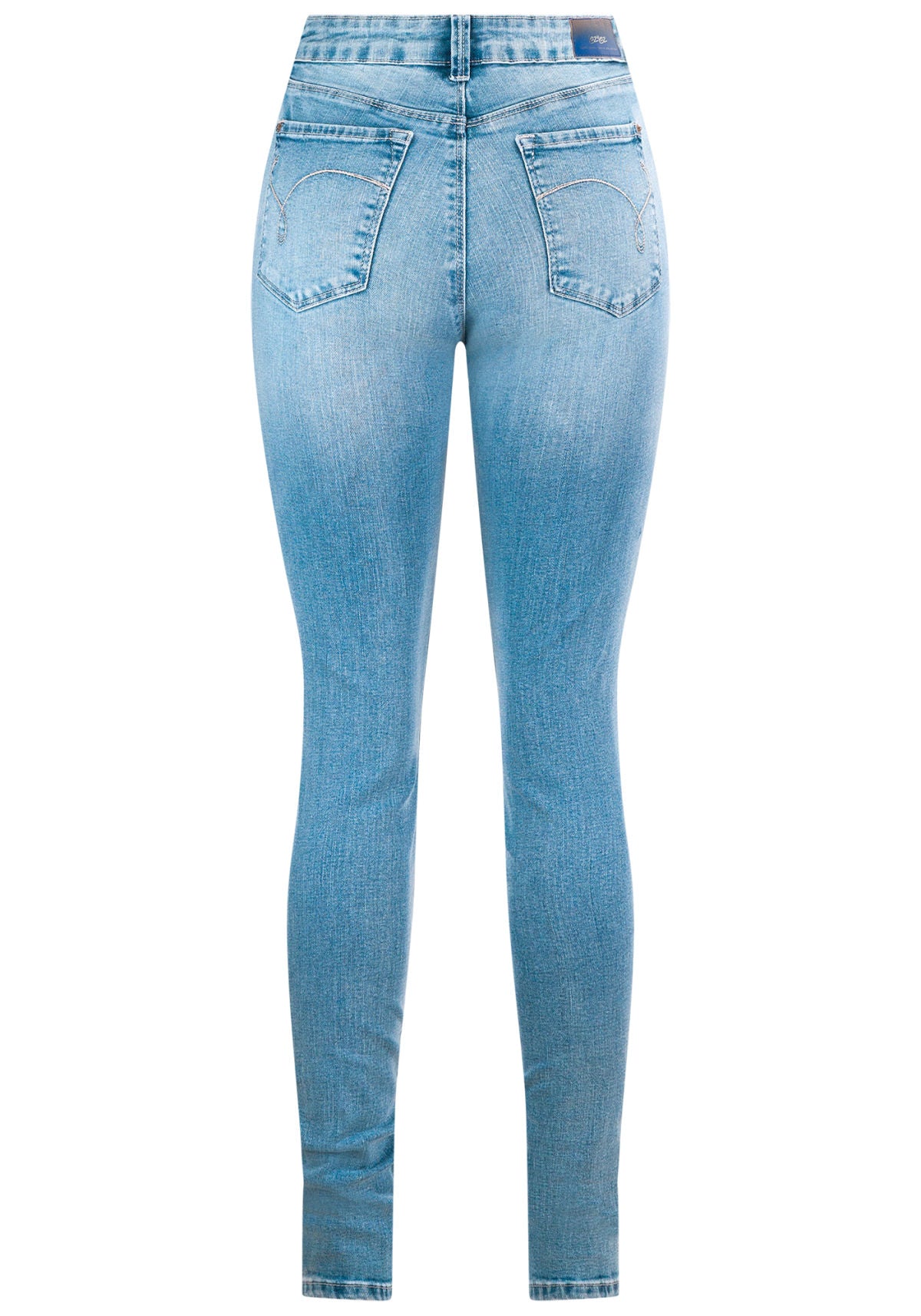 Calça Jeans Skinny Cintura Alta Lez A Lez Feminino 9372L