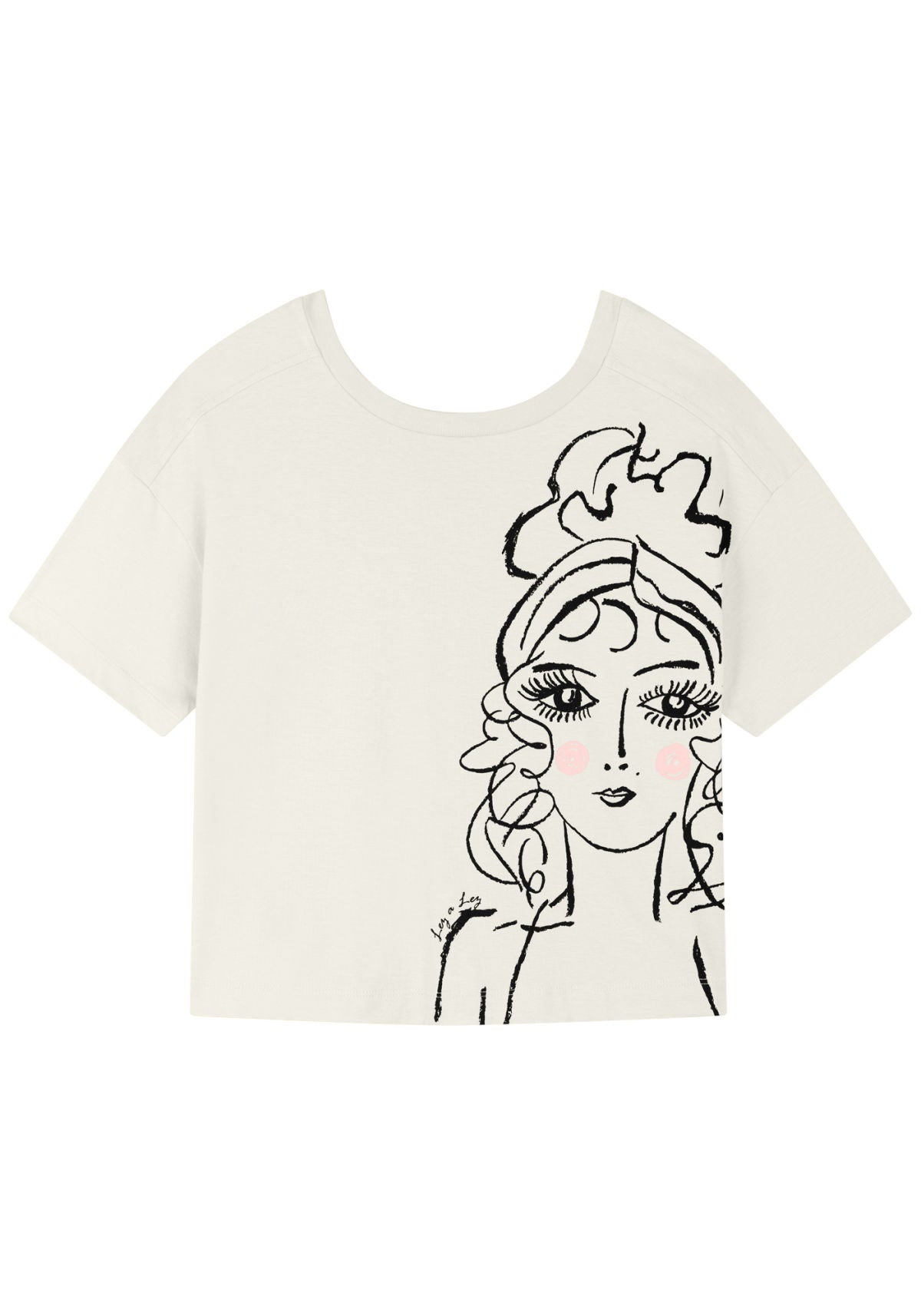 Blusa Manga Curta Estampa Local Lez a Lez Feminino 7199E