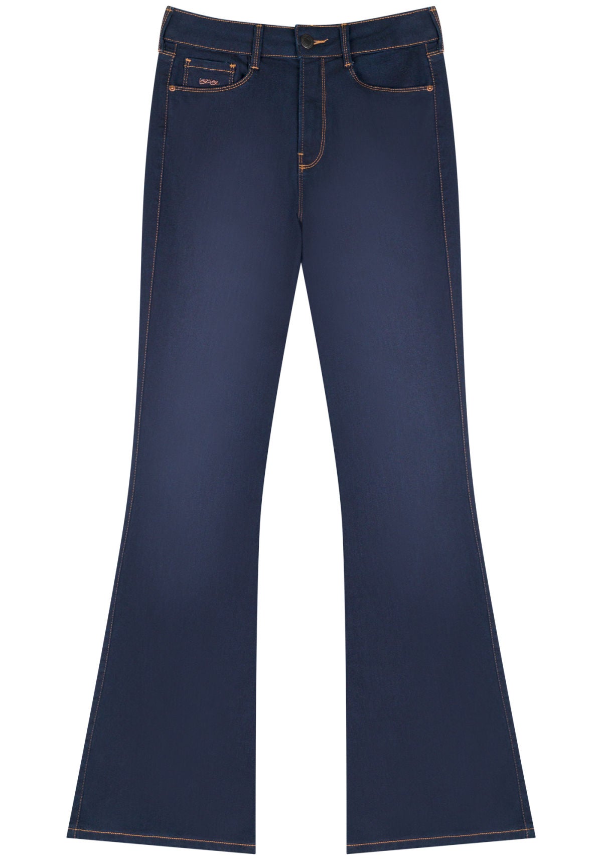 Calça Flare Jeans Com Cintura Alta Lez A Lez Feminino 9365L
