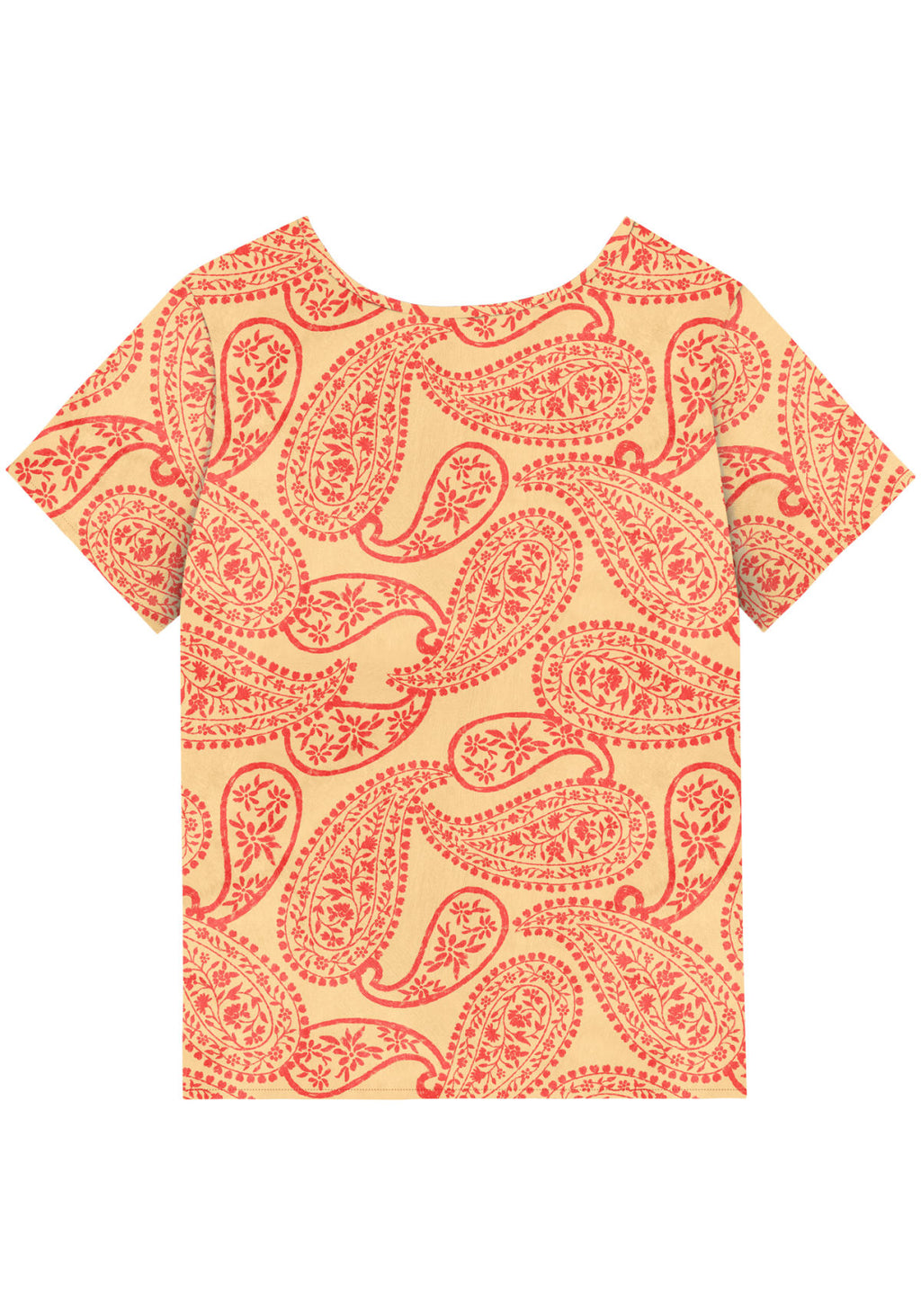 Blusa De Mangas Curtas Estampada Lez A Lez Feminino 3536E