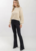 Calça Flare Boot Cut Em Sarja Lez A Lez Feminino 7893L