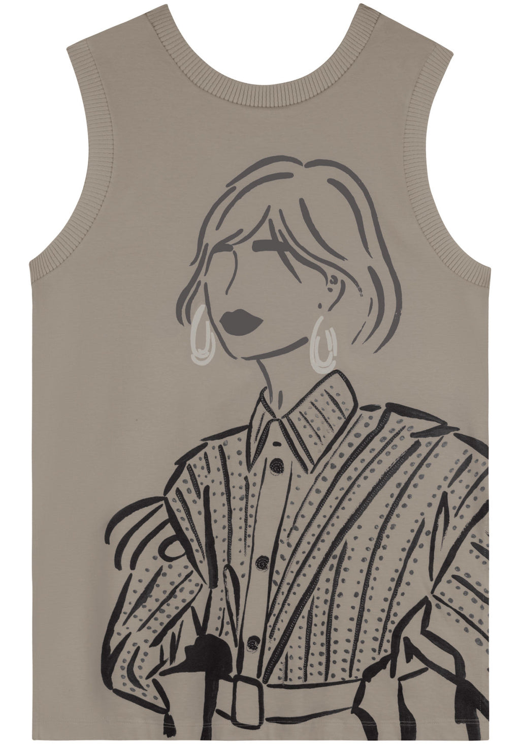 Blusa Alongada Estampada Lez A Lez Feminino 5036E