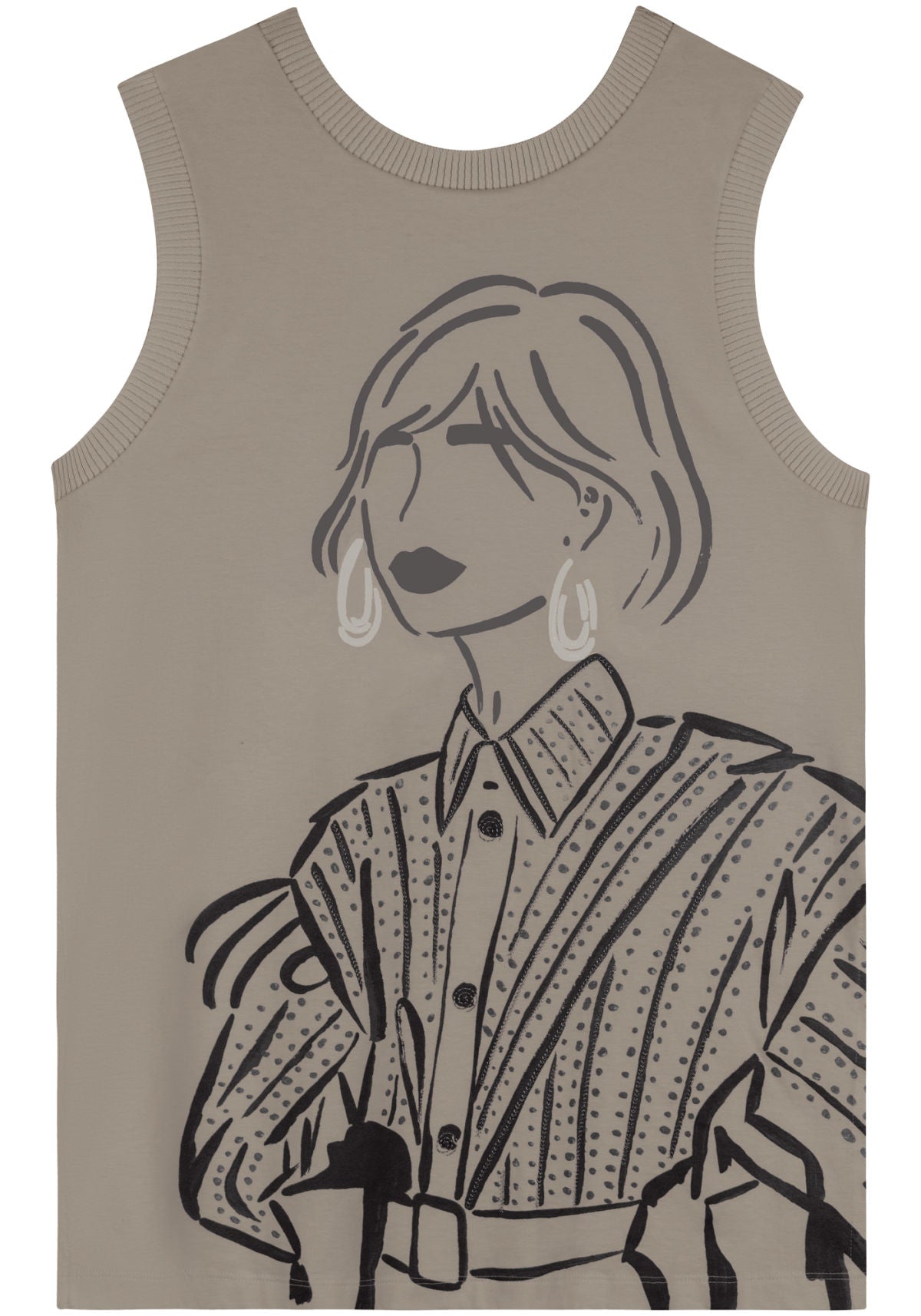 Blusa Alongada Estampada Lez A Lez Feminino 5036E