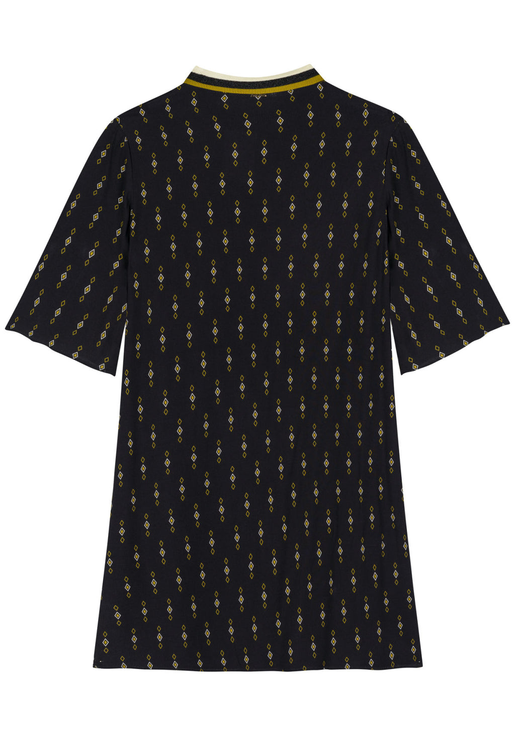 Vestido Curto Estampado Com Manga Lez A Lez Feminino 9250E