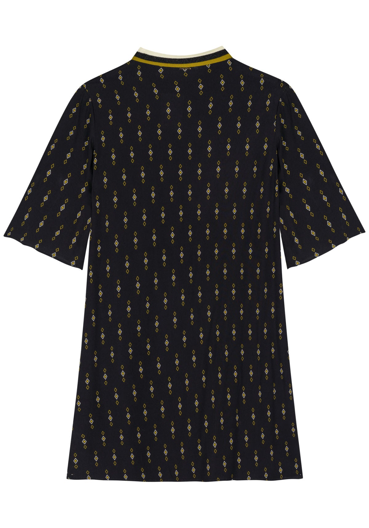 Vestido Curto Estampado Com Manga Lez A Lez Feminino 9250E