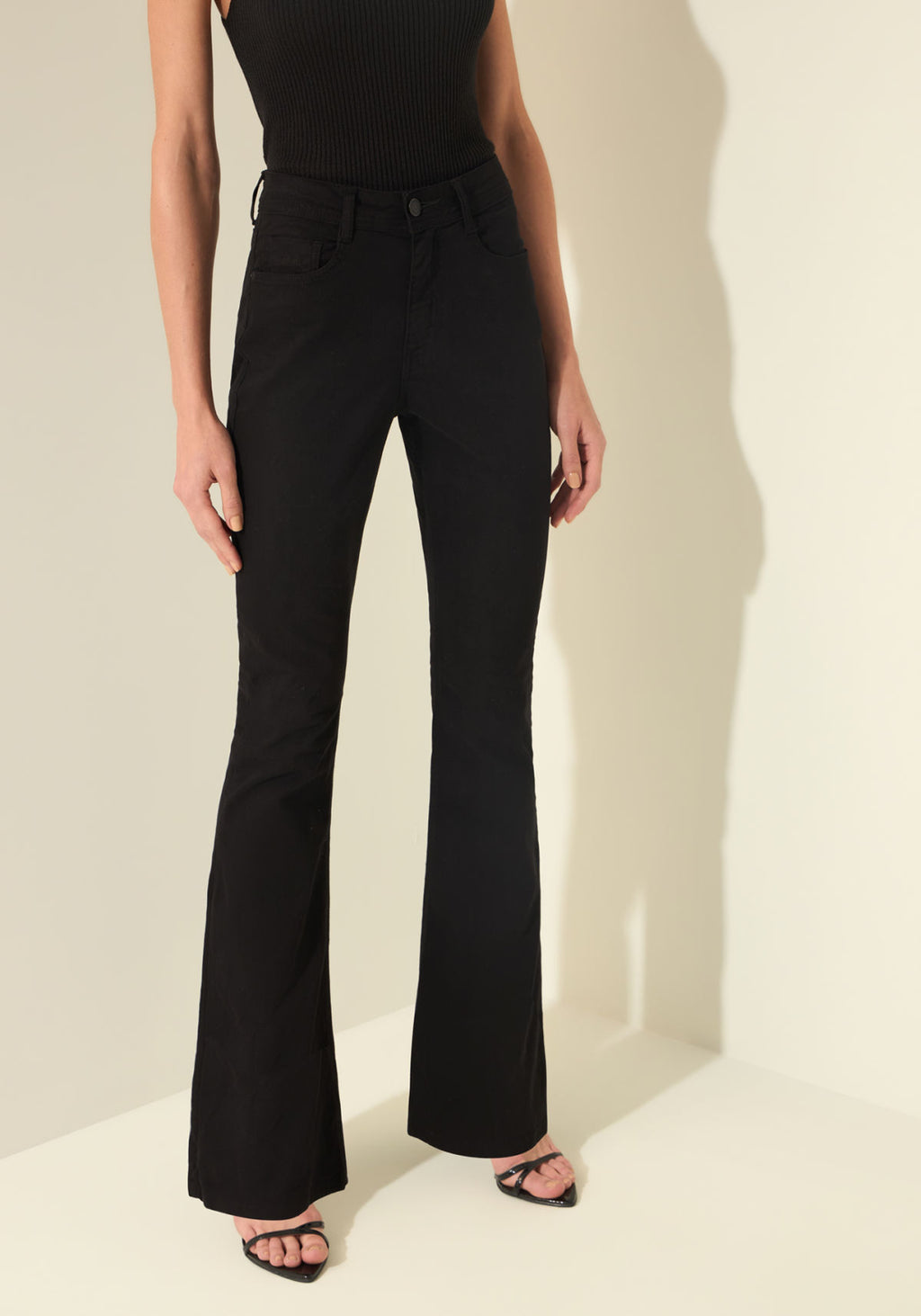 Calça Boot Cut De Sarja Lez A Lez Feminino 0214E