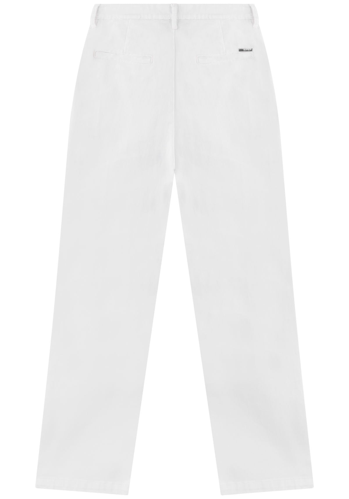 Calça Reta Cropped De Cintura Alta Lez A Lez Feminino 0115E