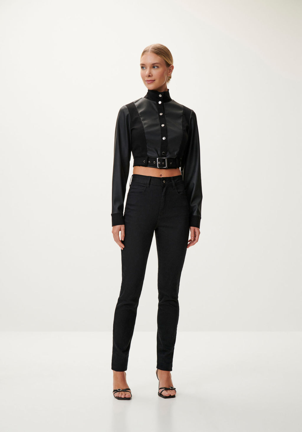 Calça Sarja Skinny Ever Black Lez A Lez Feminino 7920L