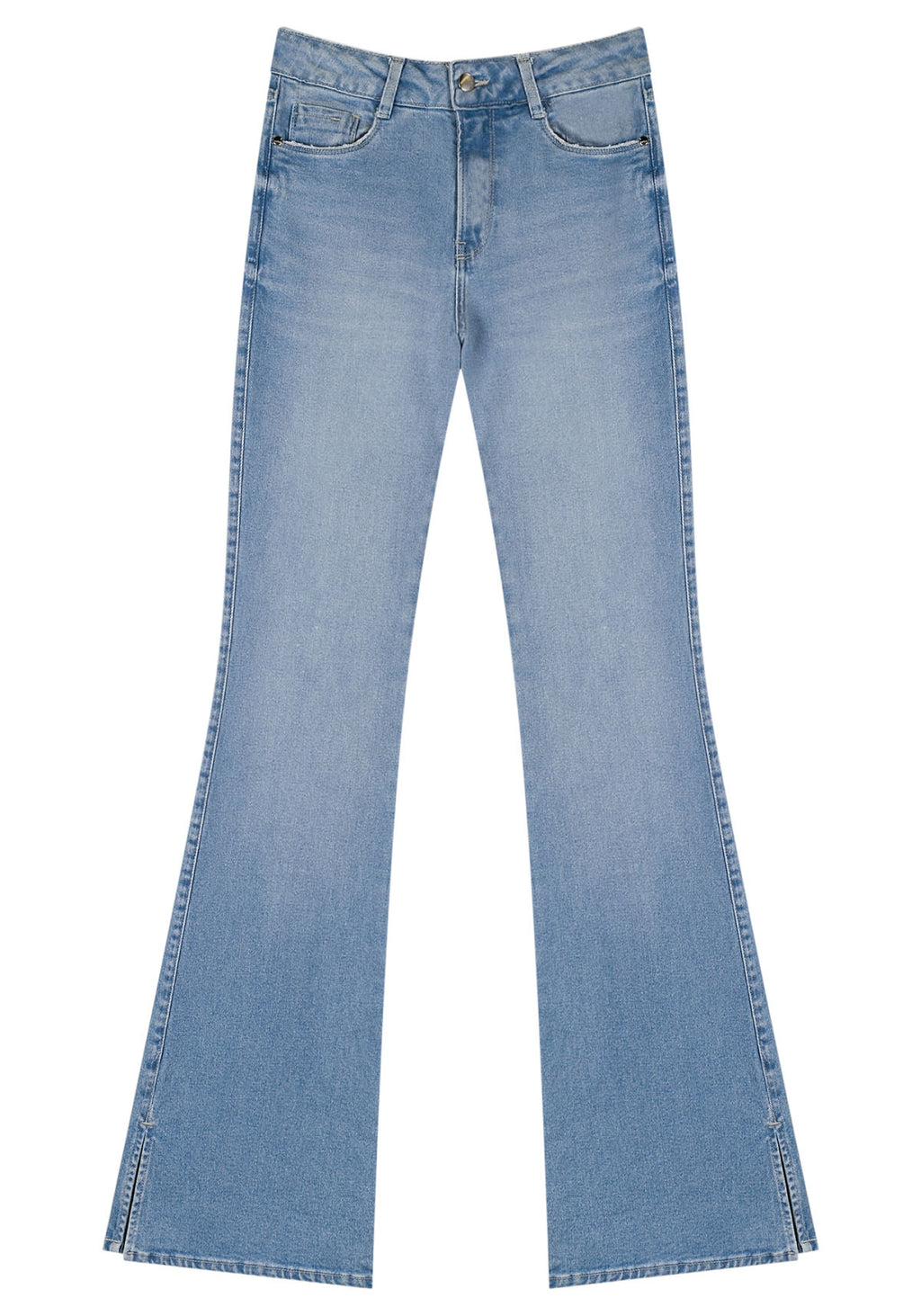 Calça Jeans Boot Cut Cintura Alta Lez A Lez Feminino 1519E