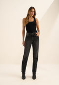 Calça Jeans Mom Com Cintura Alta Lez A Lez Feminino 1612E