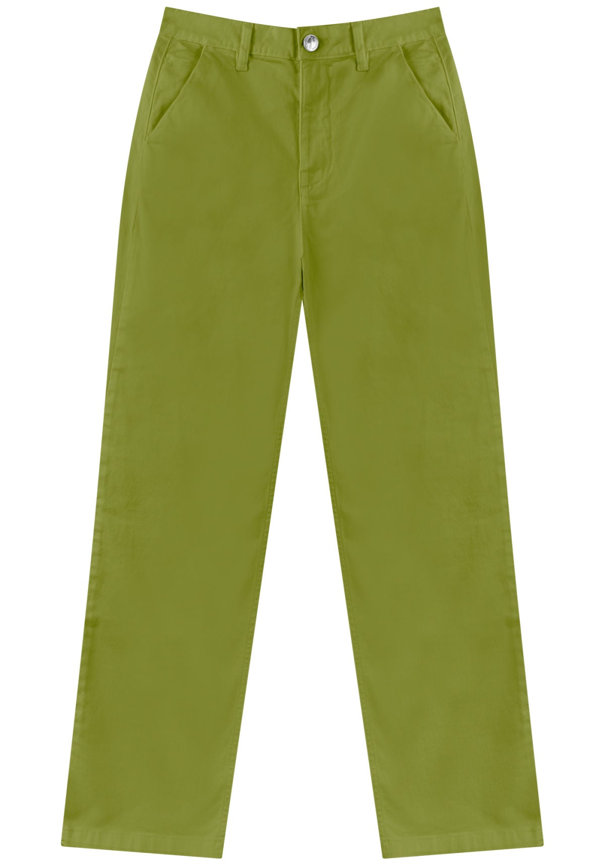 Calça Reta Cropped De Cintura Alta Lez A Lez Feminino 0115E