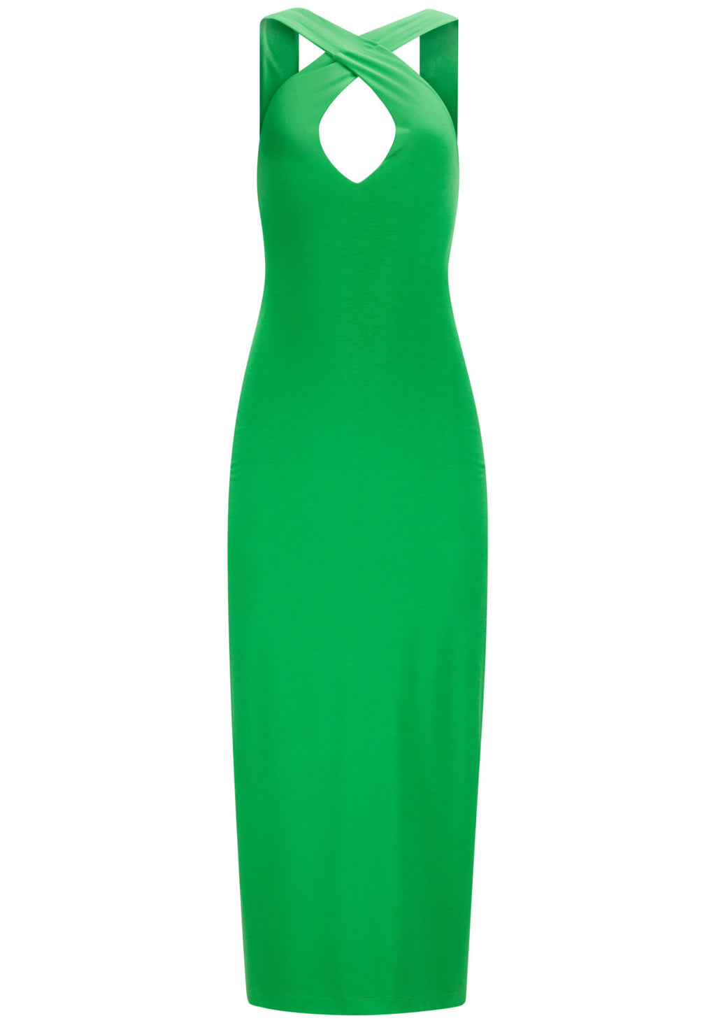 Vestido Midi Alongado em Malha Lez A Lez Feminino 3226E