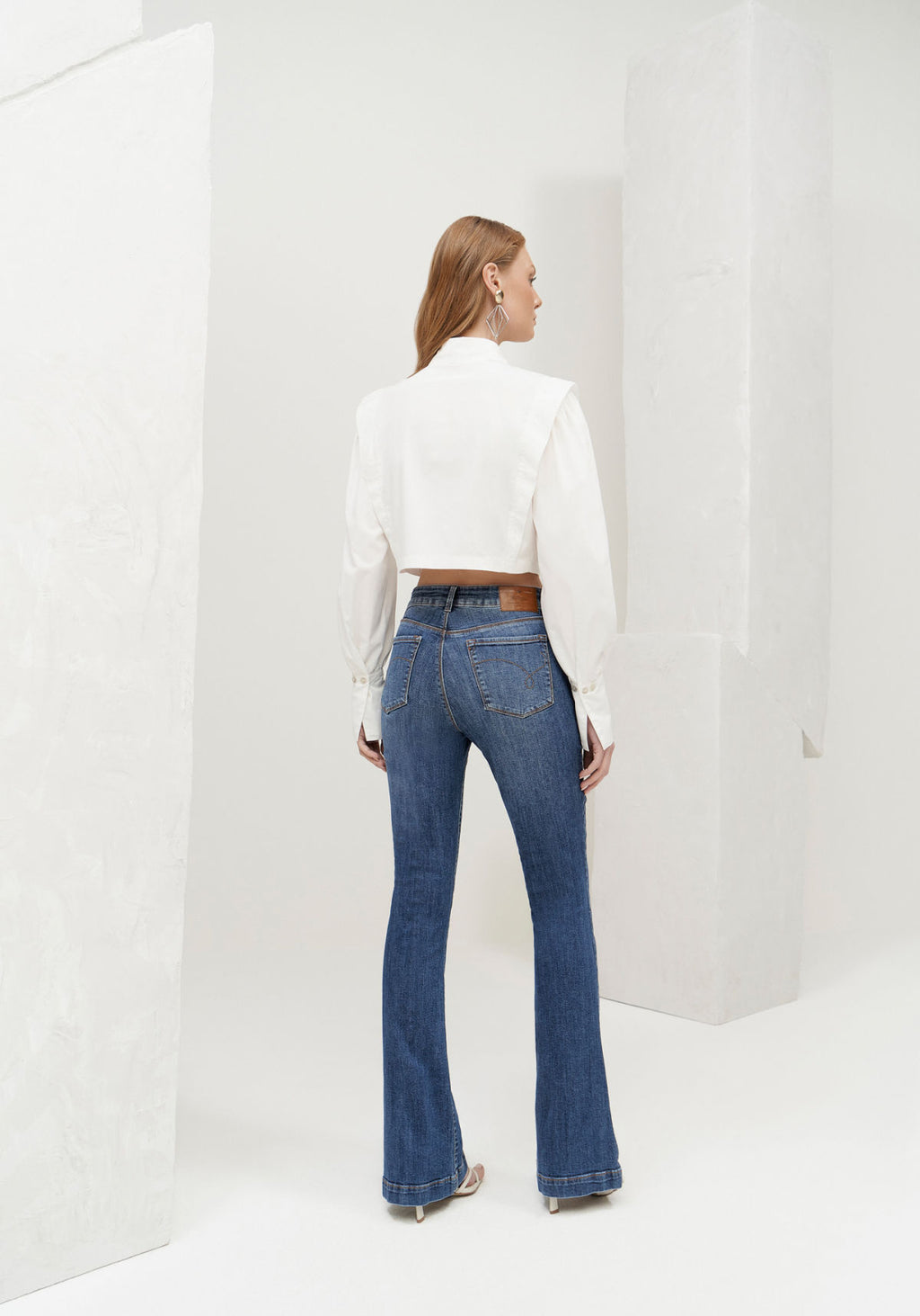 Calça Jeans Flare Boot Cut Lez A Lez Feminino 2184L