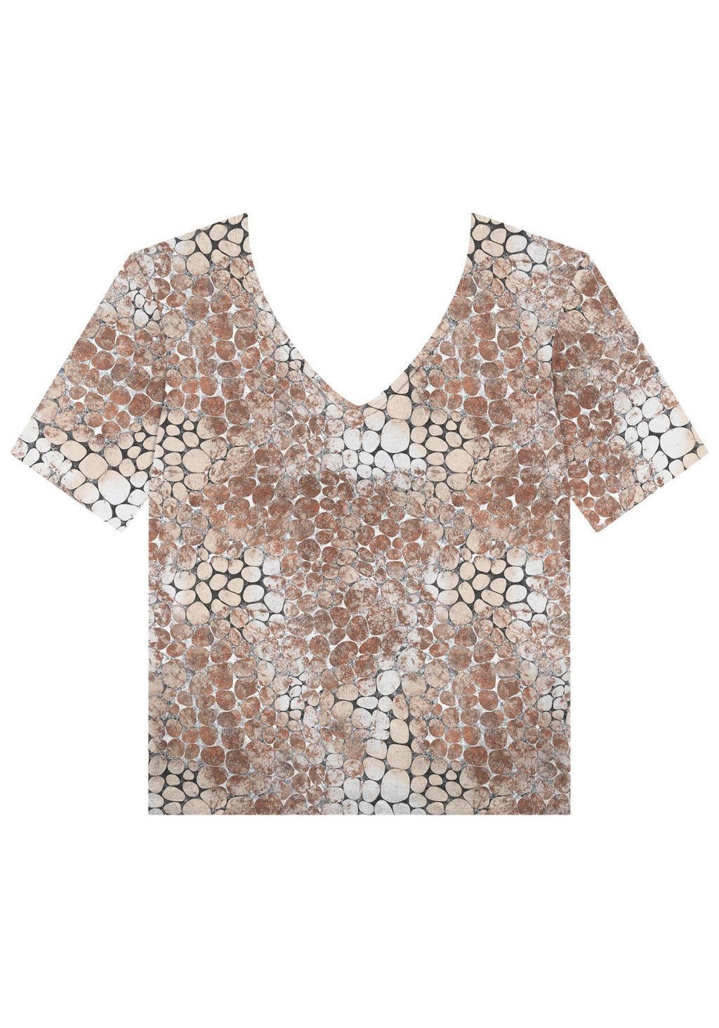 Blusa Estampada Em Malha De Viscose Lez A Lez Feminino 7556E