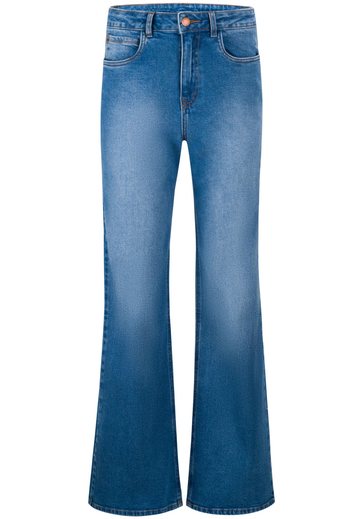 Calça Jeans Wide Leg Cintura Alta Lez A Lez Feminino 0013E
