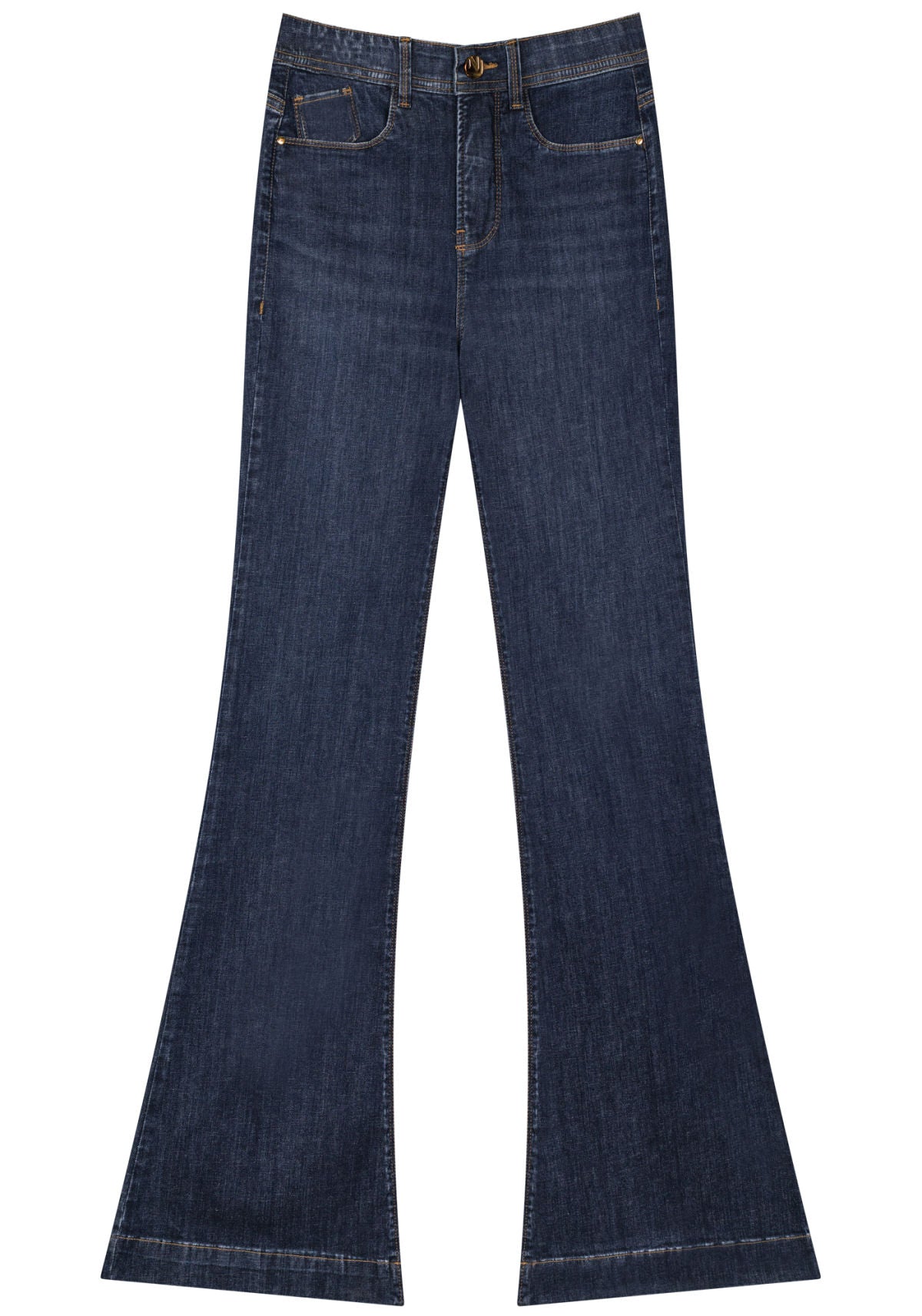 Calça Jeans Flare Boot Cut Com Cintura Alta Shaping