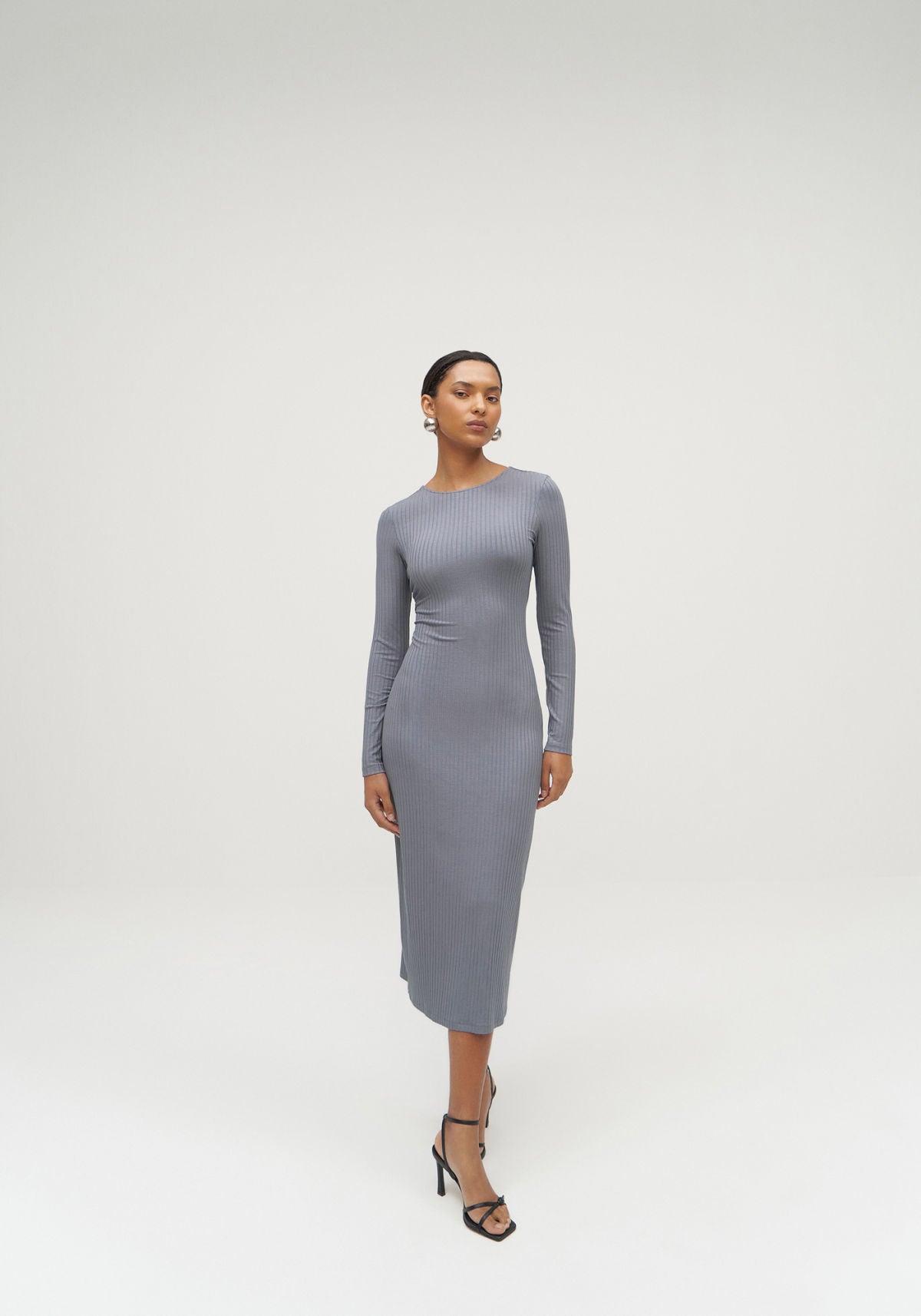 Vestido Midi Manga Longa Lez A Lez Feminino 6694L