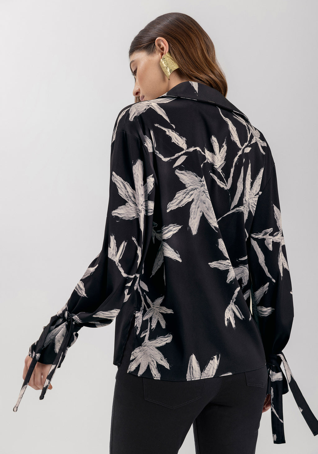 Camisa Alongada Estampada Lez A Lez Feminino 7235E