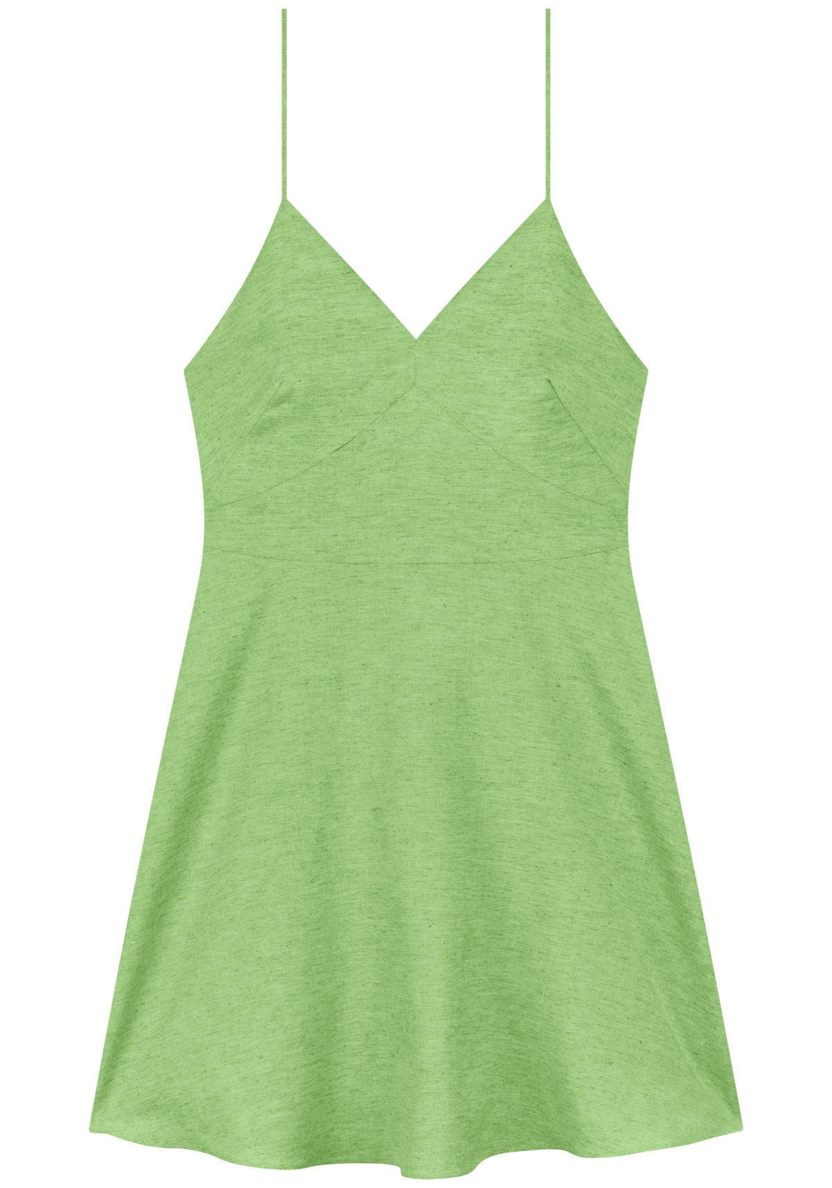 Vestido Curto De Alças Finas Lez A Lez Feminino 5398E