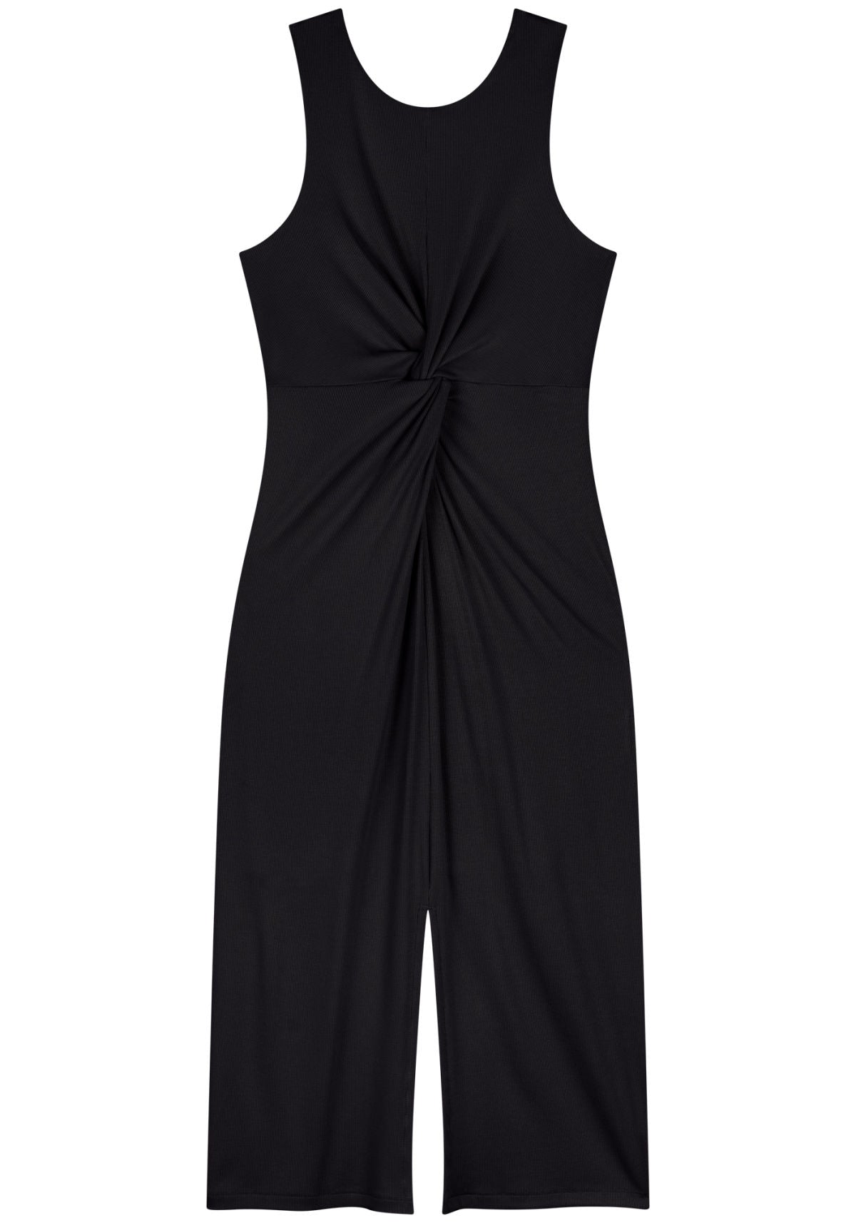 Vestido Midi Em Malha Canelada Lez A Lez Feminino 5313E