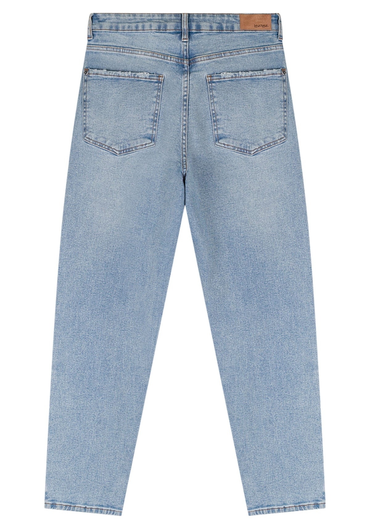 Calça Jeans Mom Comfort Com Cintura Lez A Lez Feminino 0765E