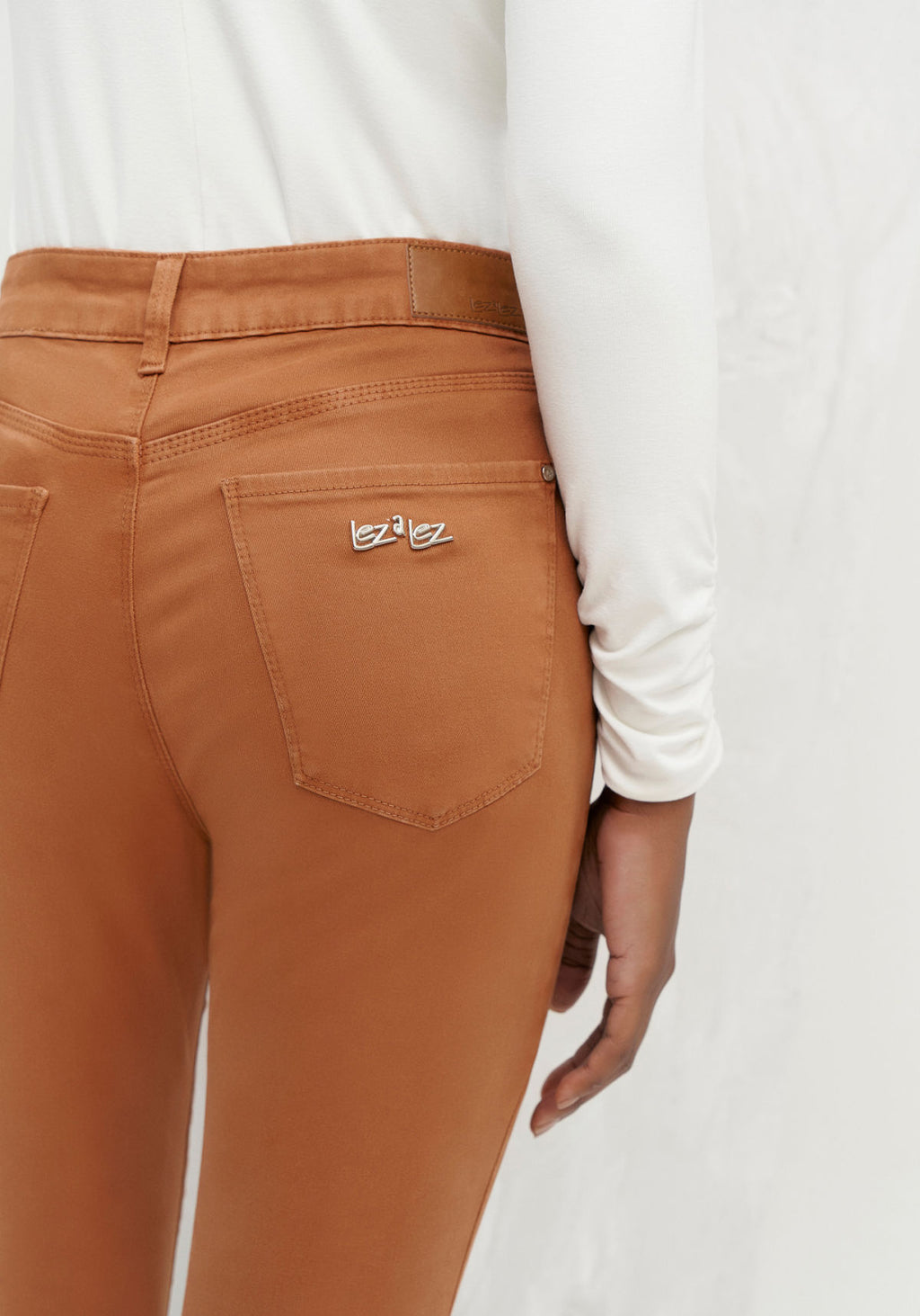 Calça Sarja Skinny com Cintura Alta Lez A Lez Feminino 2163L