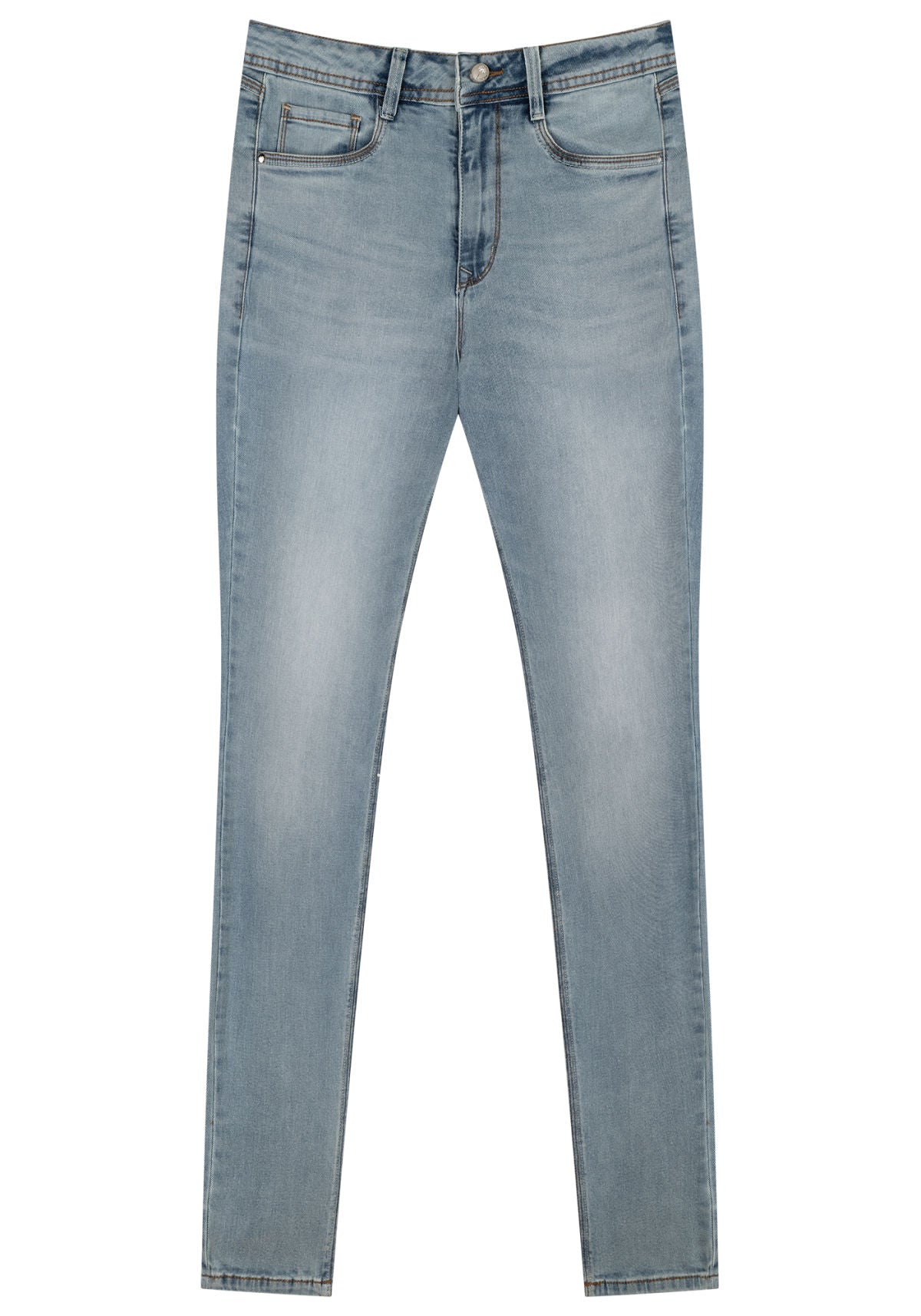Calça Jeans Skinny Cintura Alta Lez A Lez Feminino 2172L