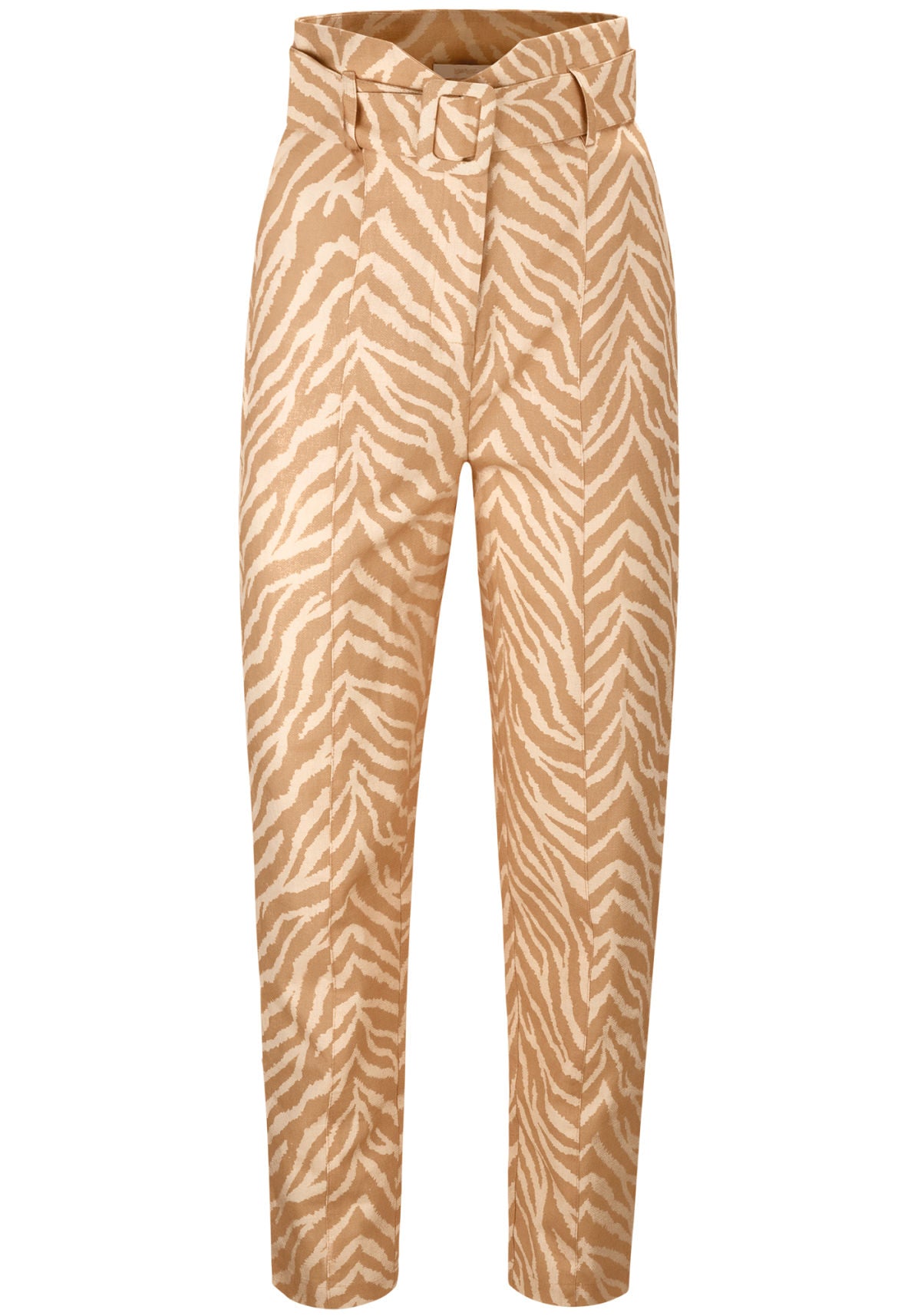 Calça Reta em Linho Estampada Lez A Lez Feminino 7795L