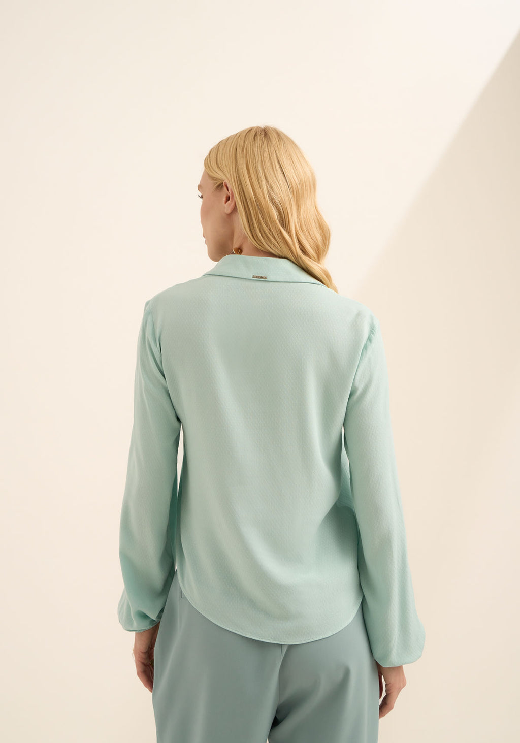 Camisa De Mangas Longas Em Viscose Lez A Lez Feminino 9158E