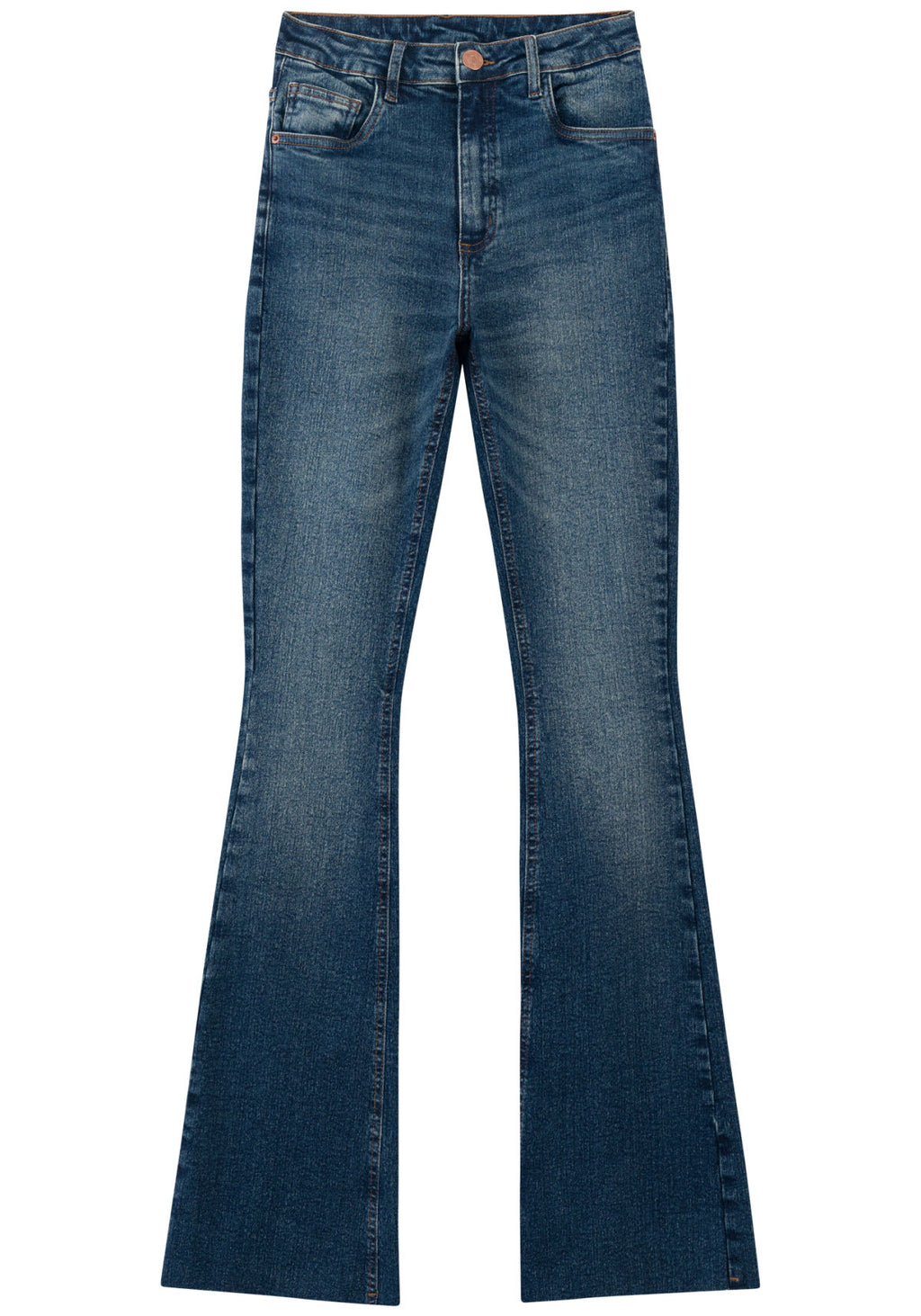 Calça Jeans Boot Cut De Cintura Lez A Lez Feminino 1041E