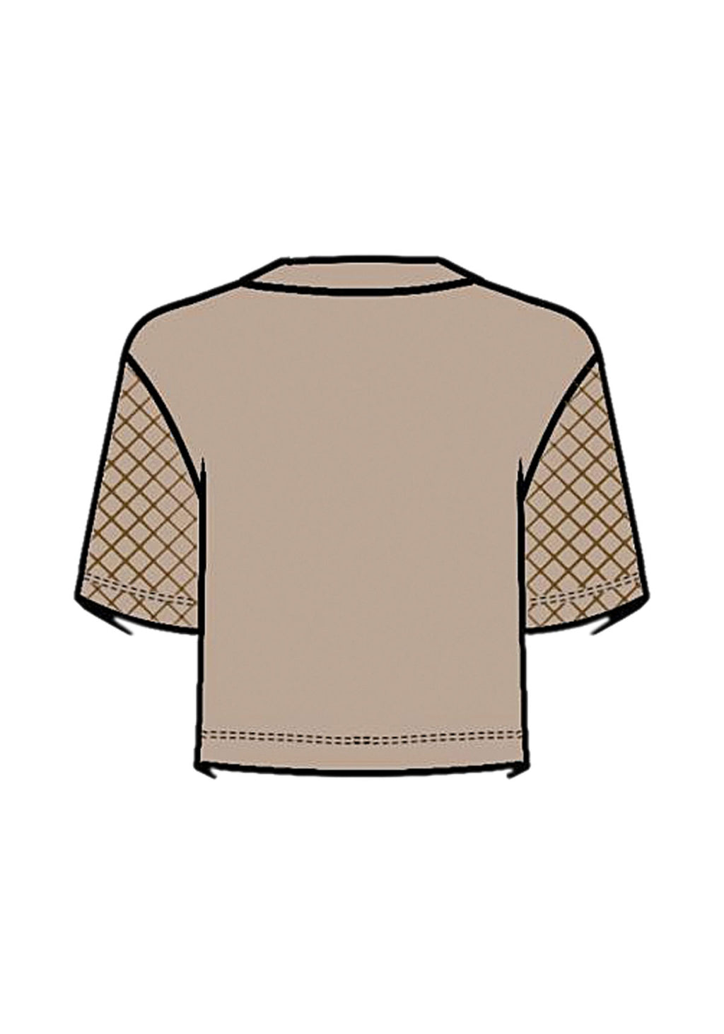 Blusa Em Algodão Penteado Lez A Lez Feminino 9482E