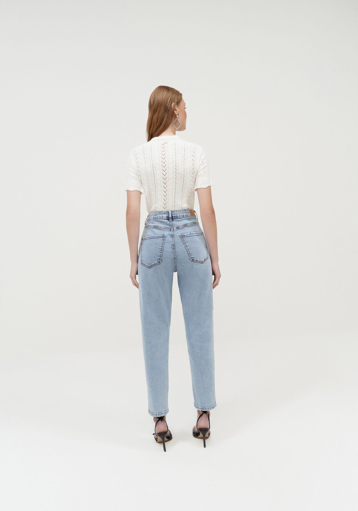 Calça Jeans Mom Comfort Cropped Lez A Lez Feminino 2697L