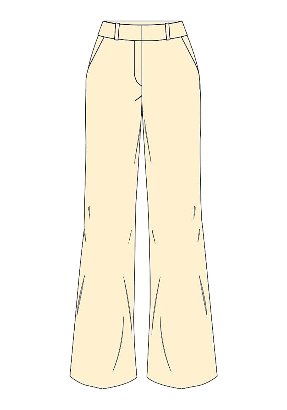 Calça Reta Com Cintura Média Lez A Lez Feminino 9467E
