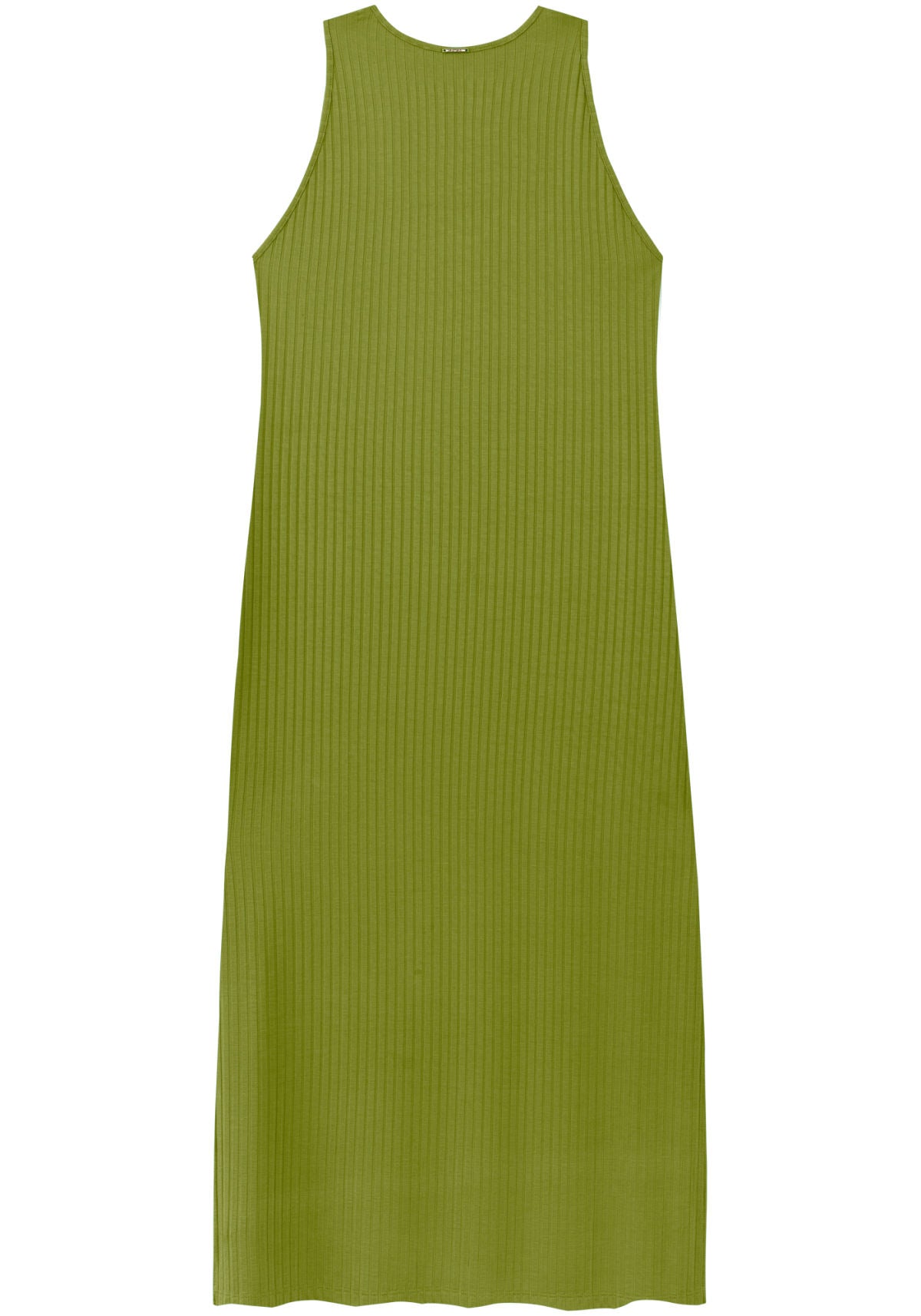 Vestido Chá Com Fenda Em Malha Lez A Lez Feminino 3569E