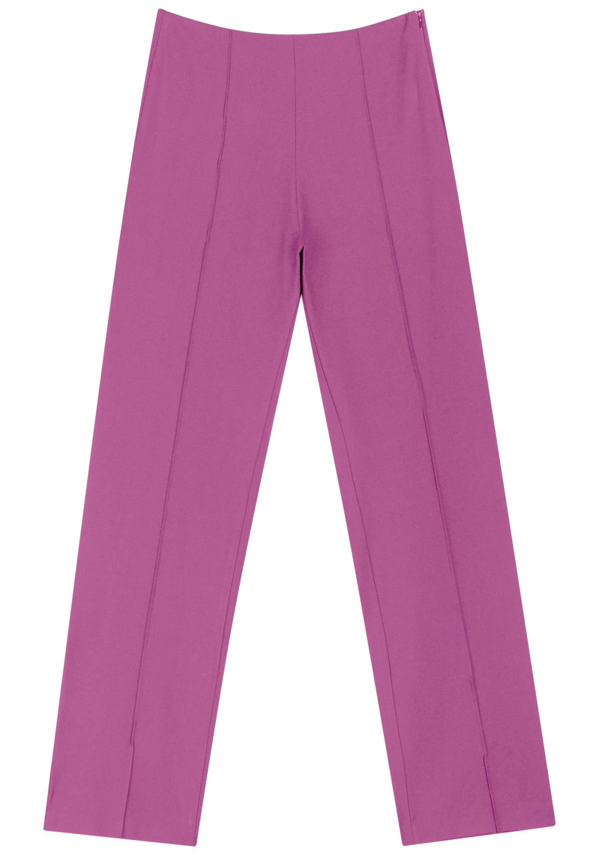 Calça Reta Em Bengaline Com Cintura Lez A Lez Feminino 7213E