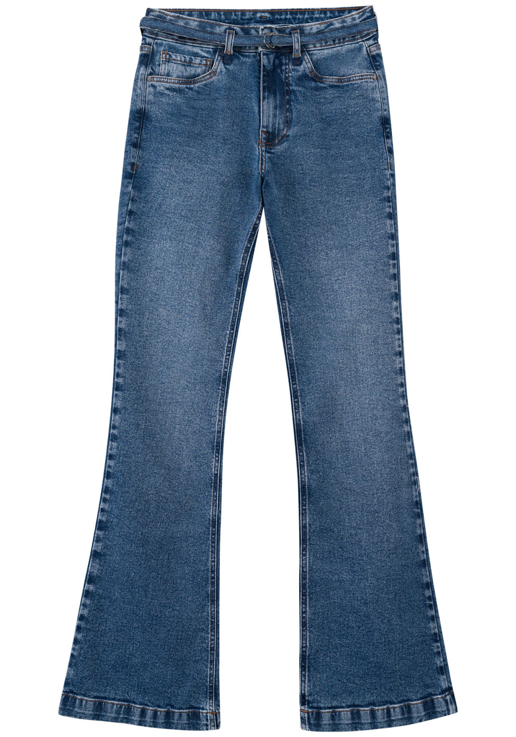 Calça Jeans Boot Cut Cintura Alta Lez A Lez Feminino 0929E