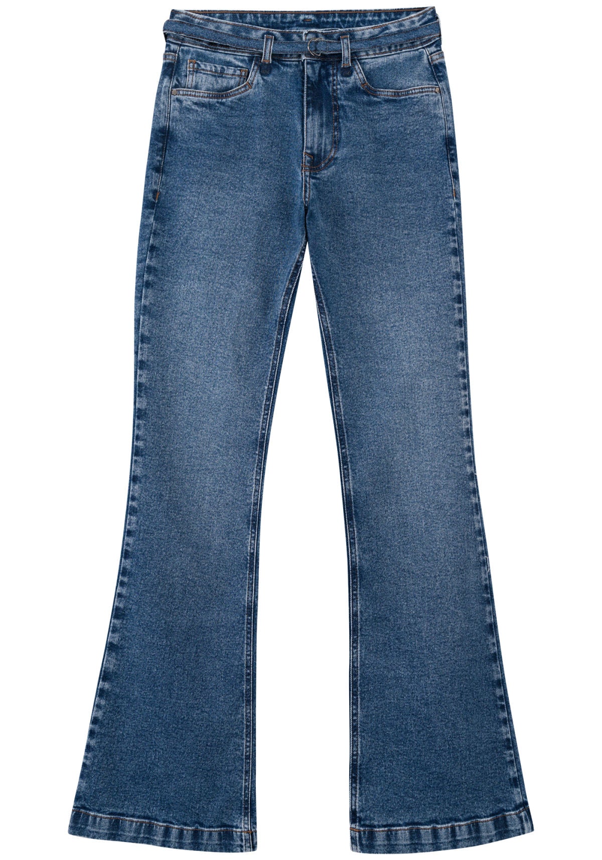 Calça Jeans Boot Cut Cintura Alta Lez A Lez Feminino 0929E
