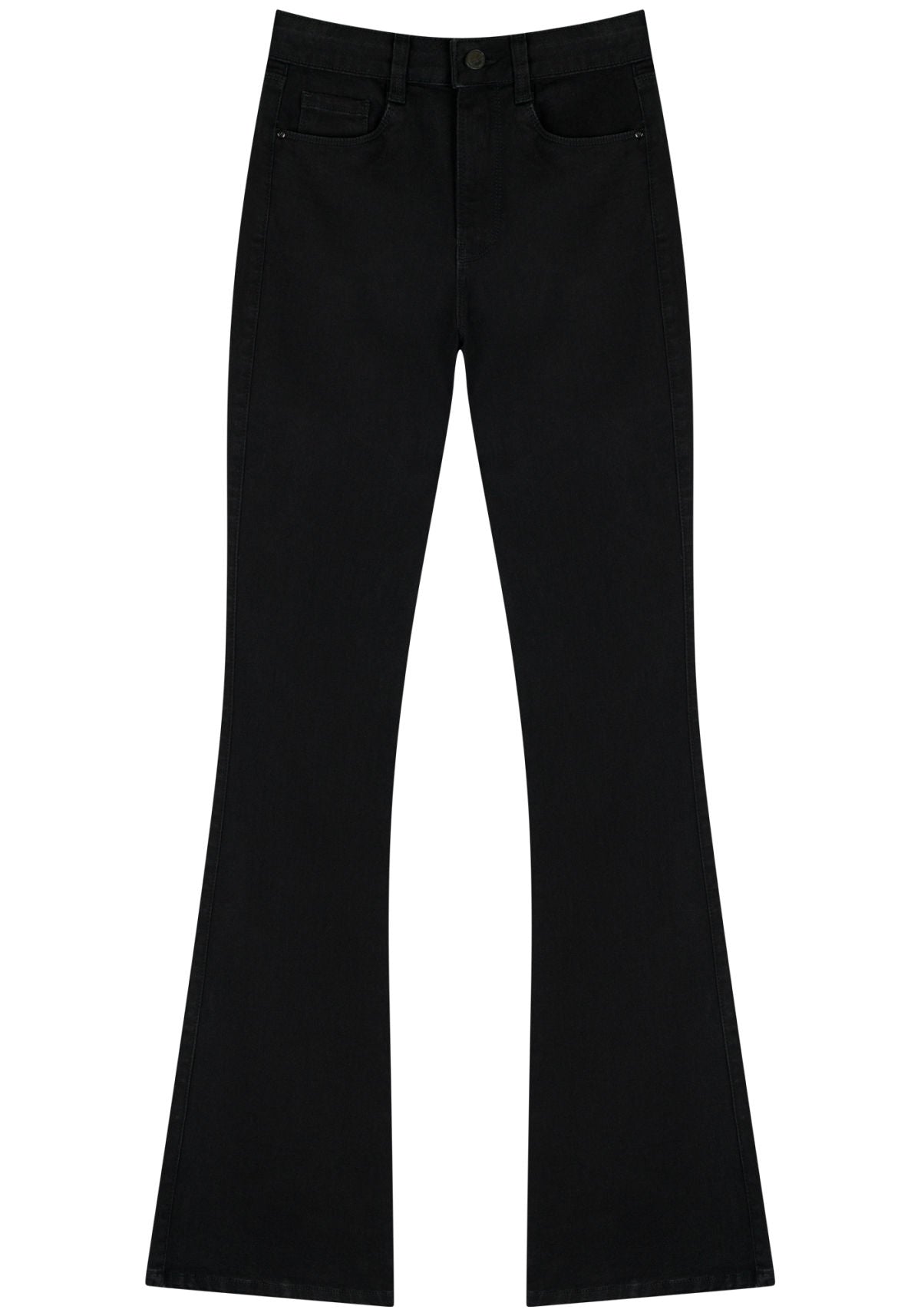 Calça Jeans Boot Cut Cintura Alta Lez A Lez Feminino 1592E