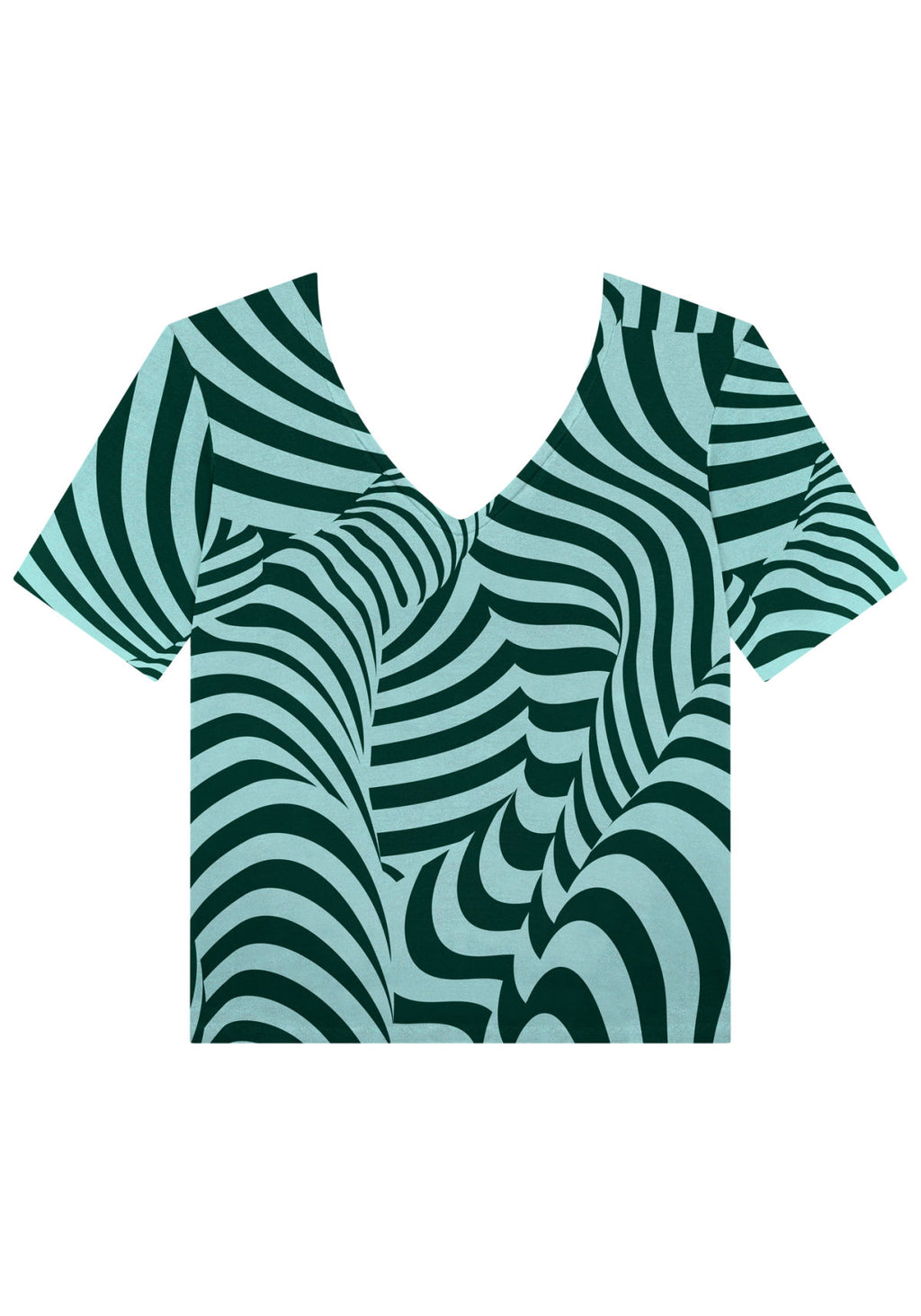 Blusa Estampada Em Malha De Viscose Lez A Lez Feminino 7556E