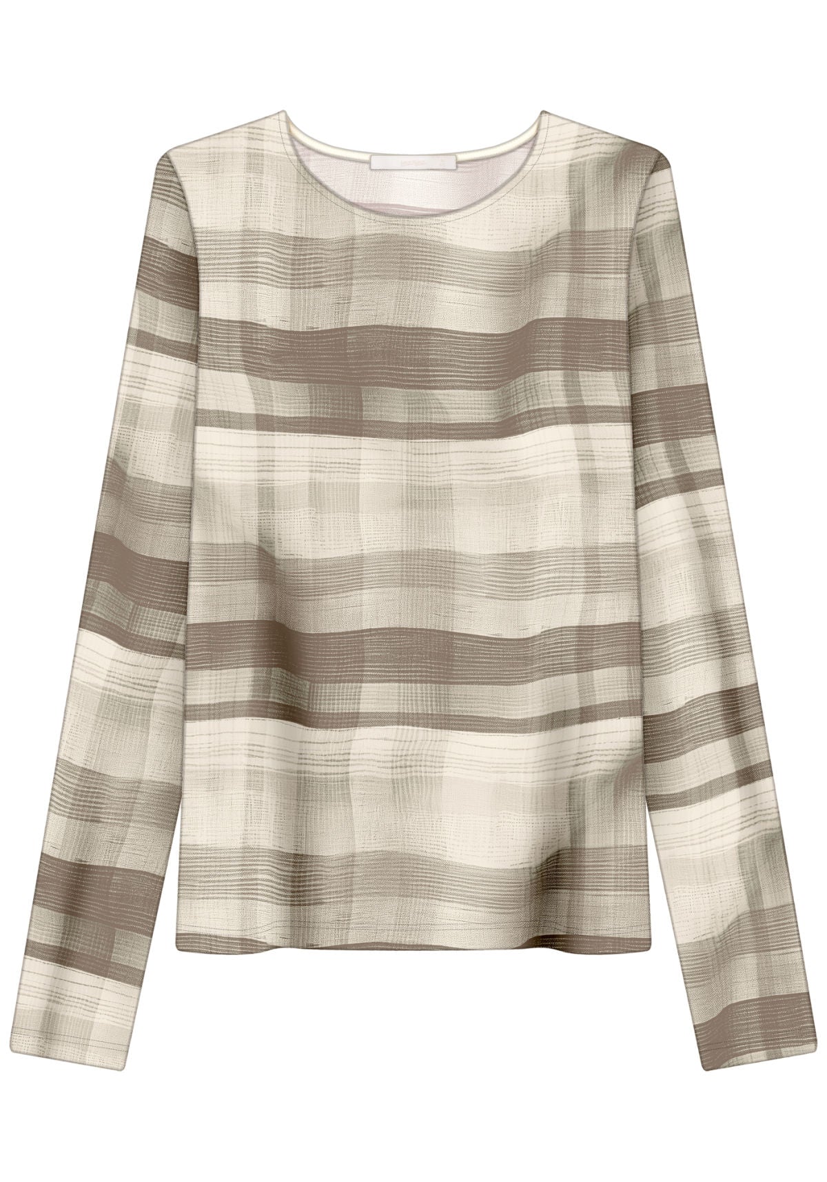 Blusa De Mangas Longas Lez A Lez Feminino 7465E