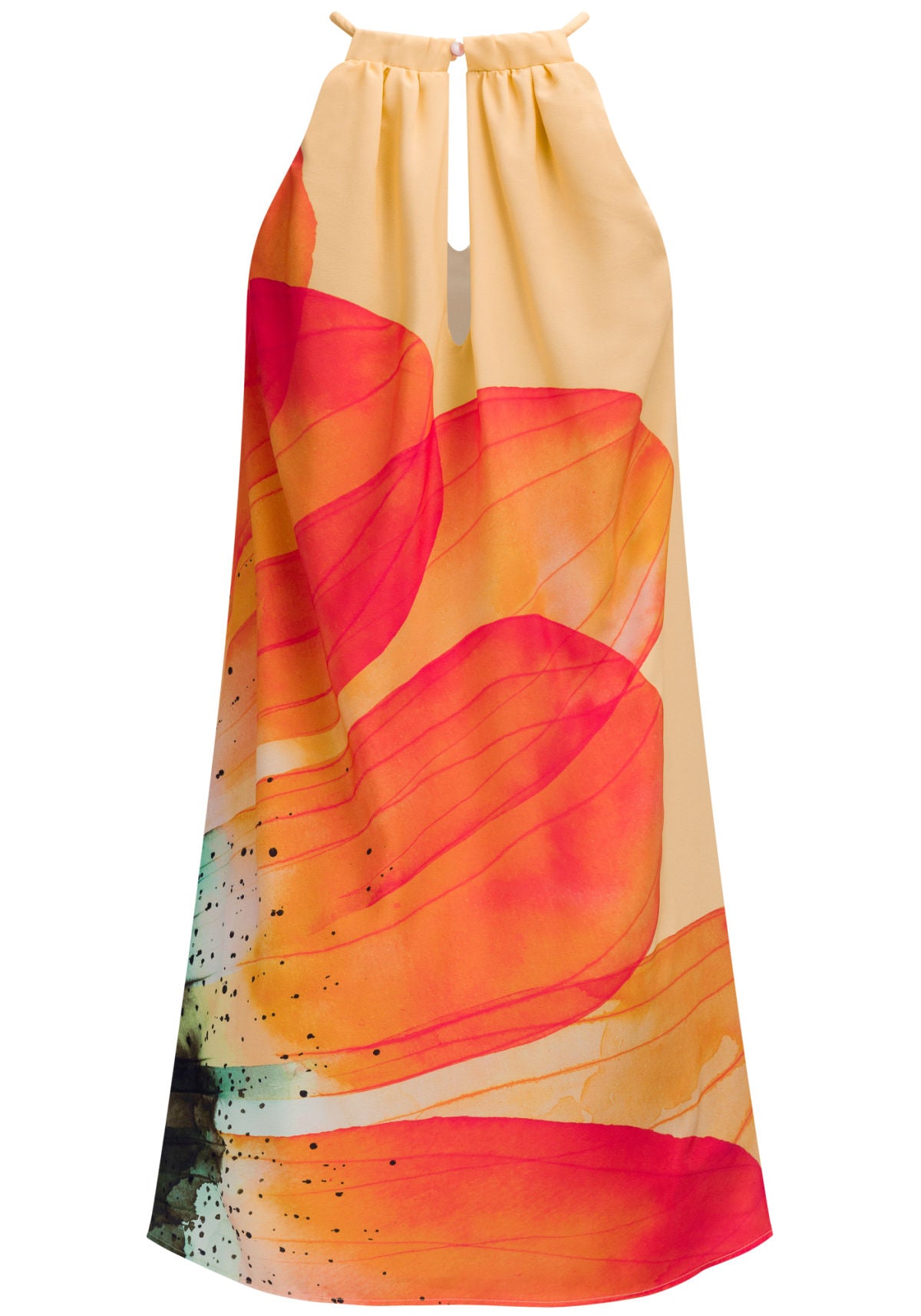 Vestido Curto Amplo com Estampa Lez A Lez Feminino 3222E