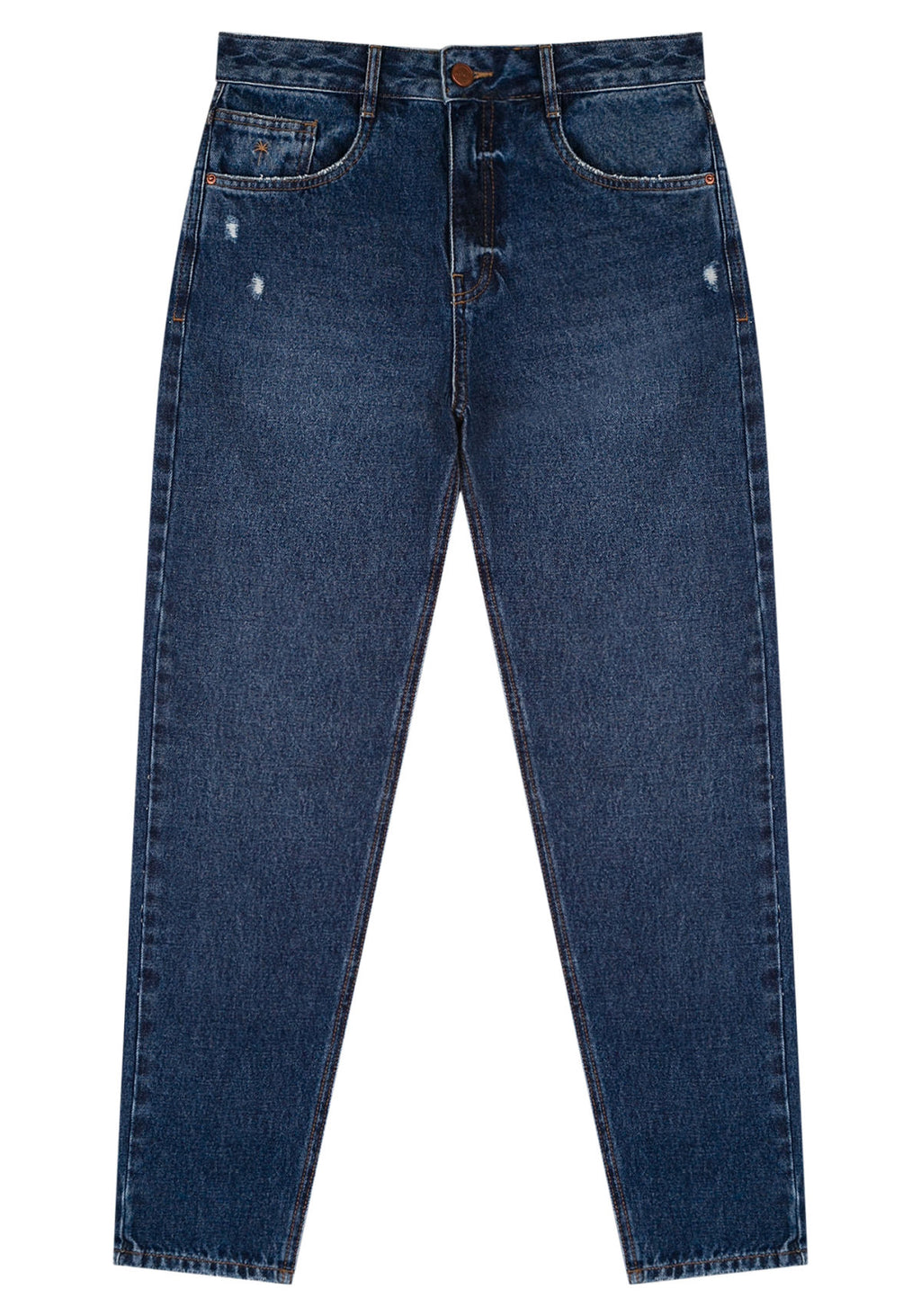 Calça Mom Jeans Com Cintura Alta Lez A Lez Feminino 1527E