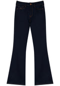 Calça Flare Jeans Com Cintura Alta Lez A Lez Feminino 9365L