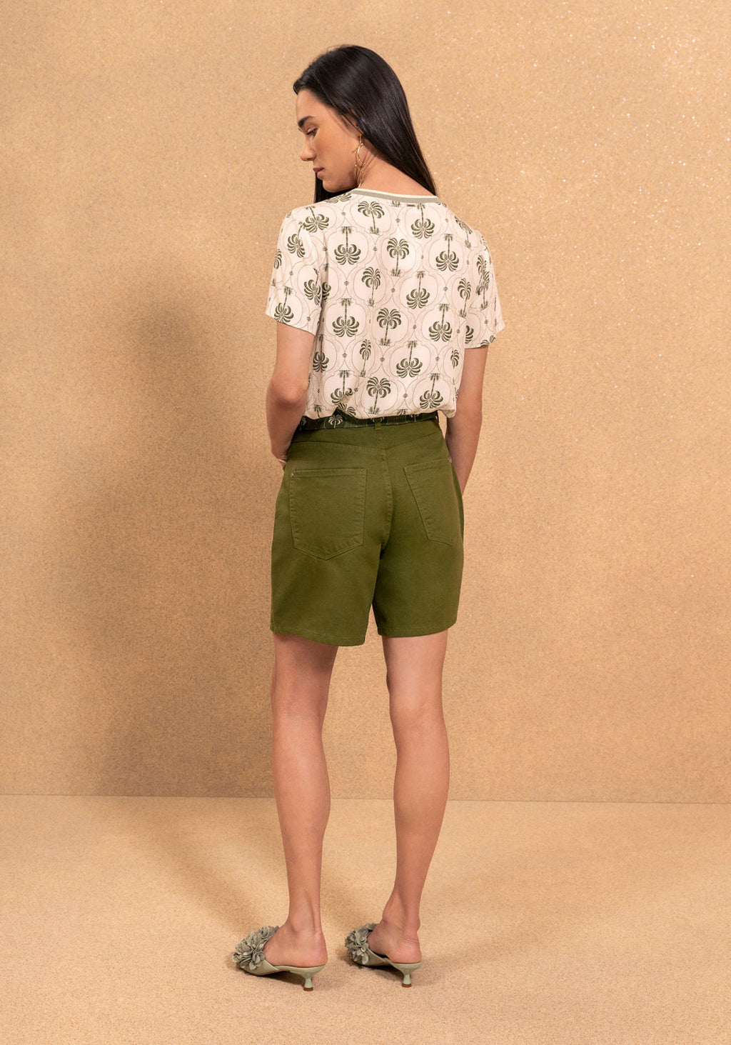 Blusa Estampada Com Decote Redondo Lez A Lez Feminino 5092E