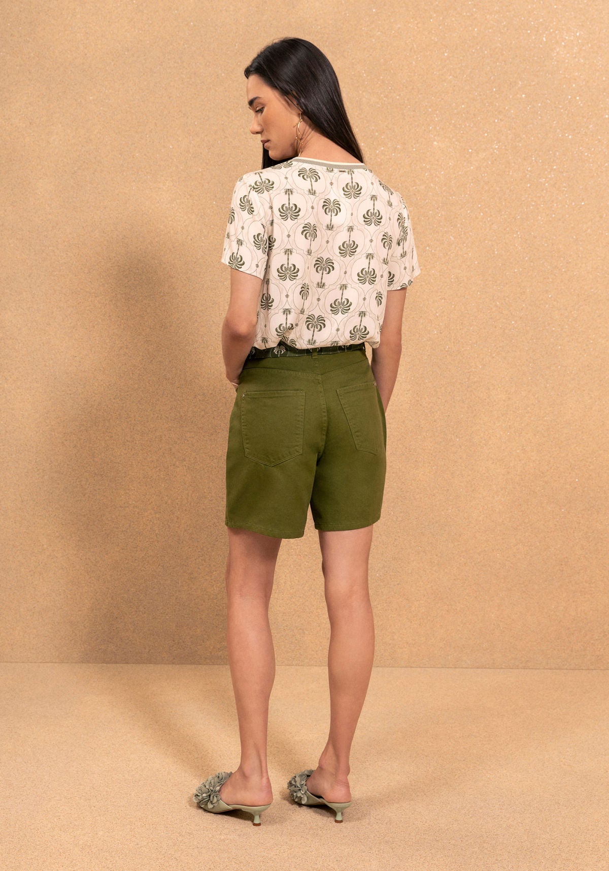 Blusa Estampada Com Decote Redondo Lez A Lez Feminino 5092E