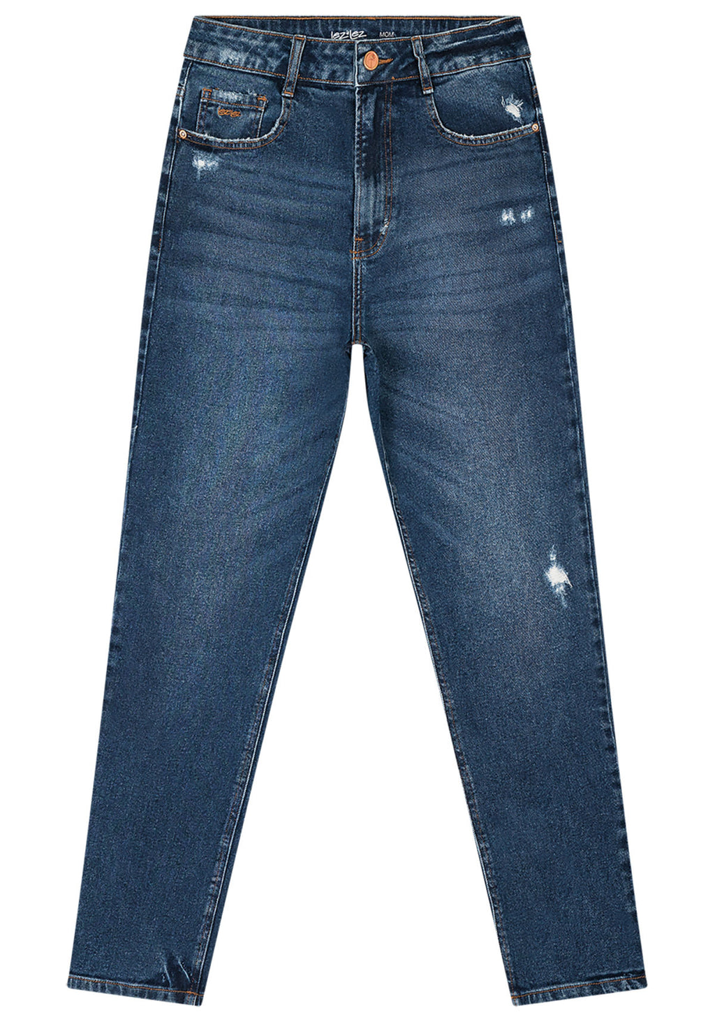 Calça Jeans Mom Cropped Super Alta Lez A Lez Feminino 7904L