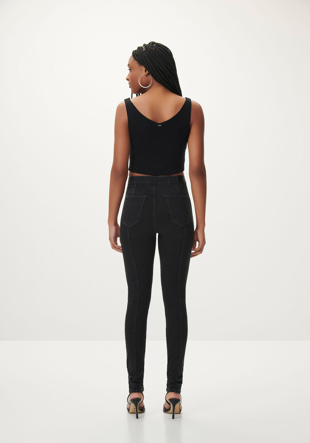 Calça Jeans Jegging Preta Super Lez A Lez Feminino 7897L