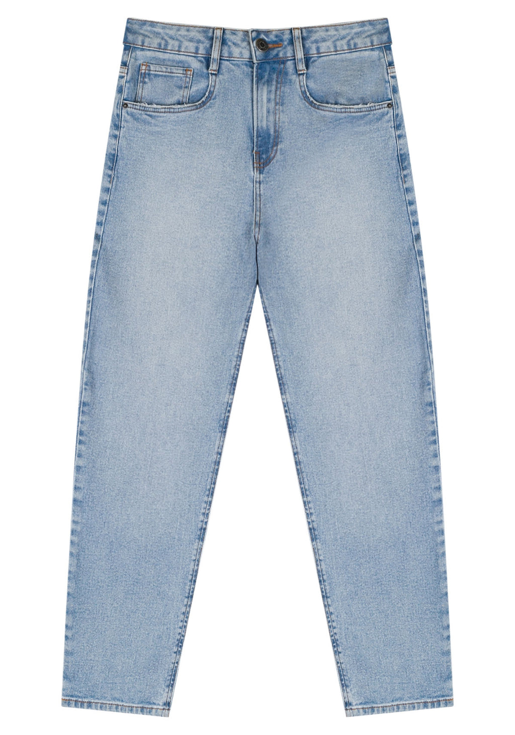 Calça Jeans Mom Comfort Com Cintura Lez A Lez Feminino 0765E